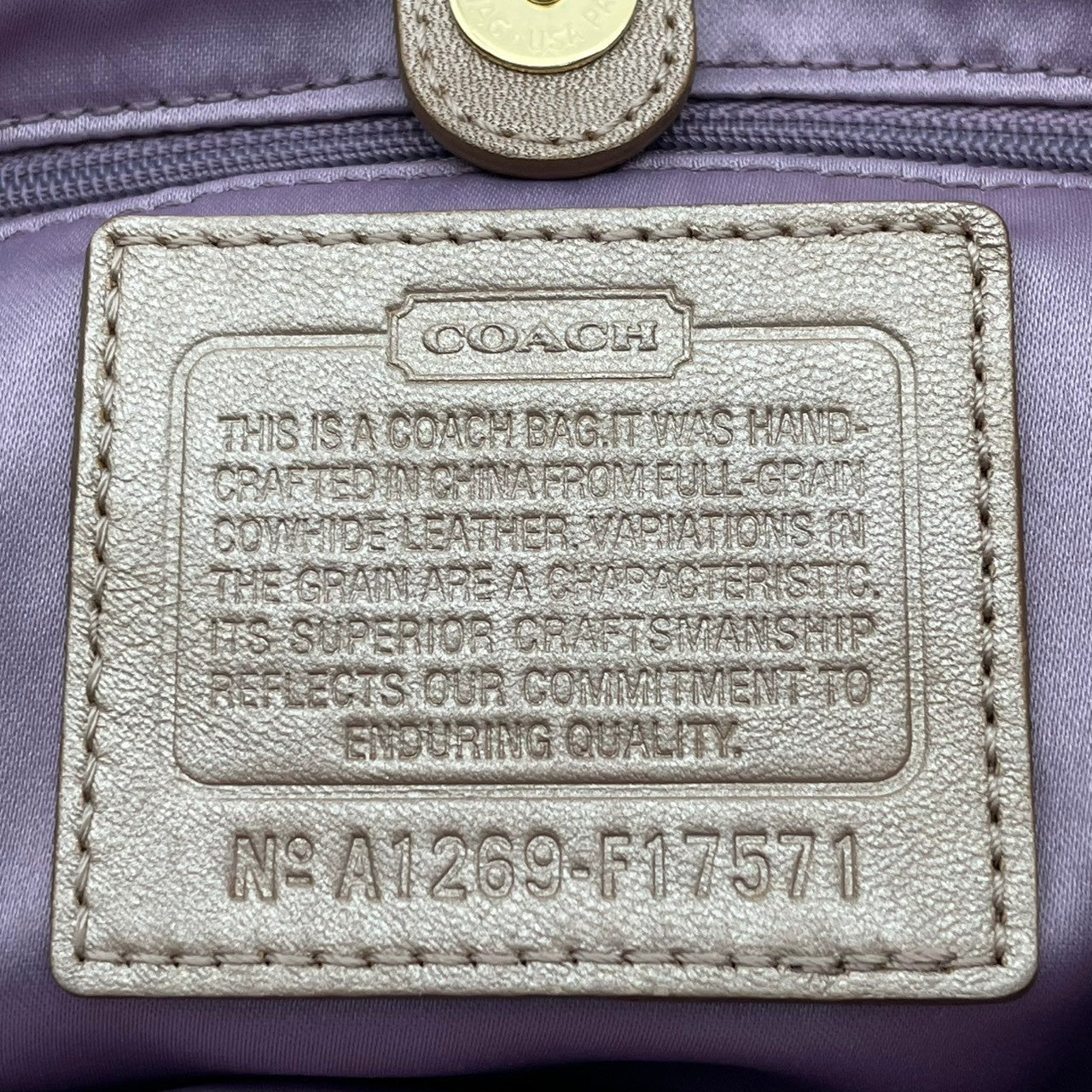 美品 コーチ COACH アシュレイ レザー キャリオール ハンドバッグ トートバッグ 2WAY ピンクベージュ 本革 A4収納可 通勤 通学 肩掛け ワンショルダー レディース エレガント クラシック ビンテージ シンプル 丈夫 大容量 鞄 S80