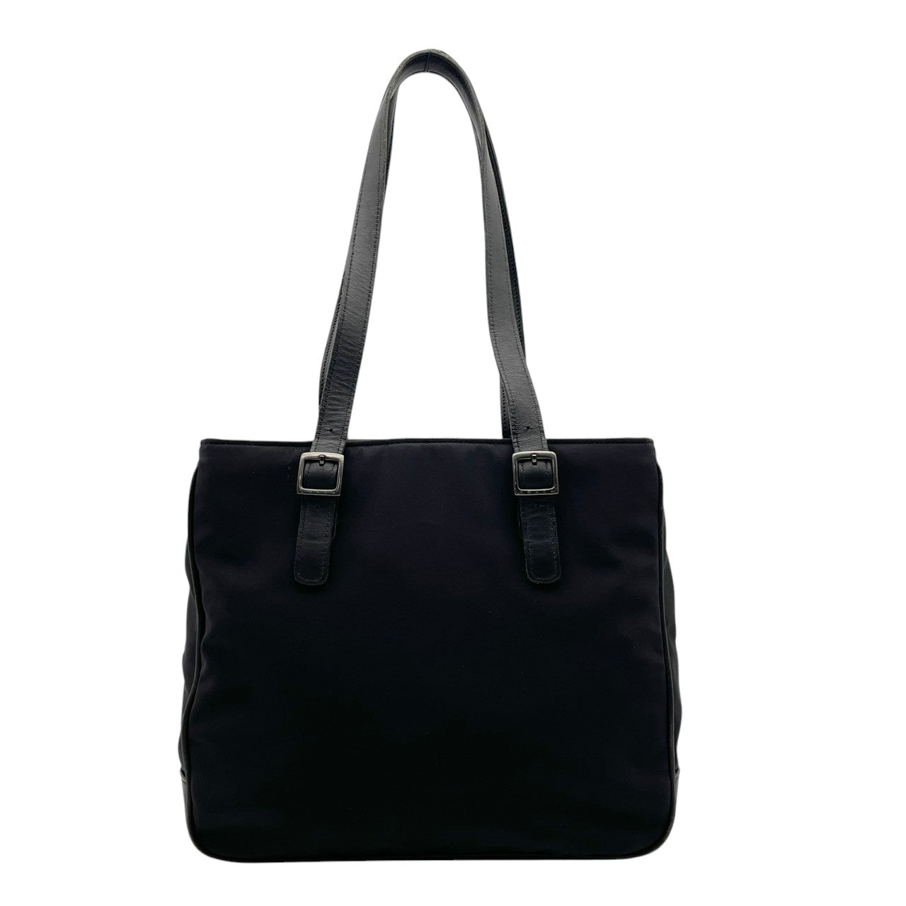 【美品】コーチ COACH トートバッグ 6241 ナイロン レザー ブラック 黒 肩掛け ワンショルダー A4収納 自立可 ビンテージ クラシック エレガント 上品 定番 人気 レディース 通勤 通学 お出かけ ビジネス シルバー金具 ロゴプレート S9