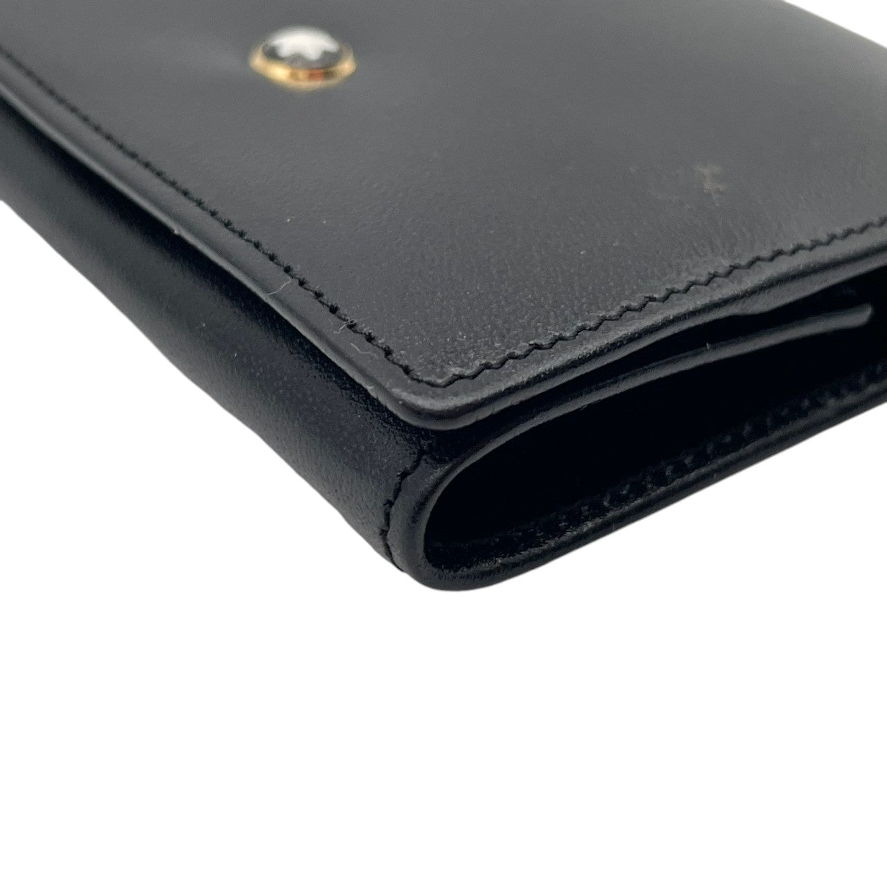 【良品】モンブラン MONTBLANC コインケース 小銭入れ マイスターシュテュック レザー 本革 ブラック 黒 ビンテージ クラシック エレガント 上品 メンズ レディース ビジネス 通勤 コンパクト ミニ財布 定番 人気 ホワイトスター ロゴ M5