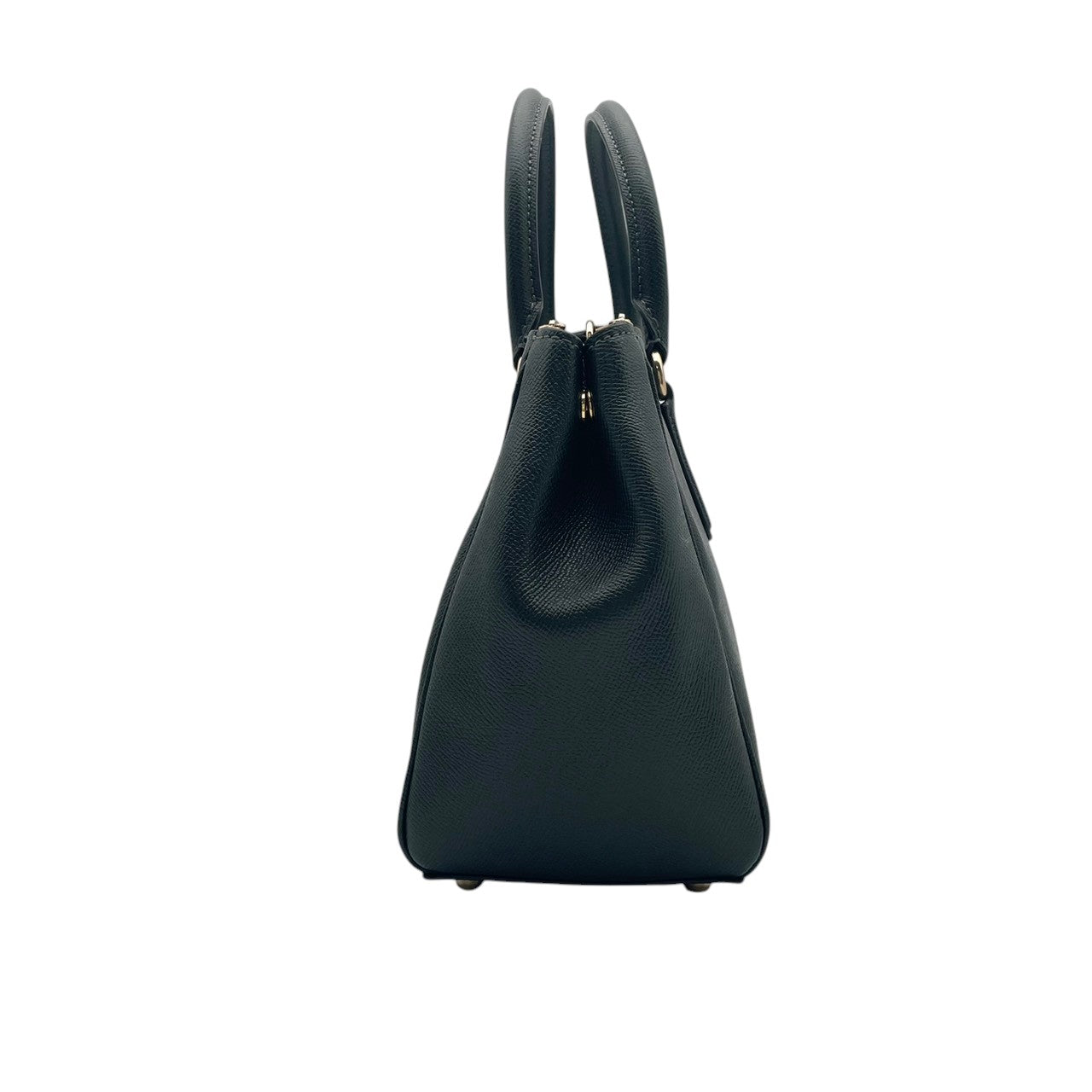 美品 コーチ COACH サリー キャリーオール F44958 2WAY ハンドバッグ ショルダーバッグ レザー 本革 ダークグリーン 緑 クラシック エレガント レディース 通勤 デイリー お出かけ カジュアル シンプル 上品 斜め掛け可 自立可 S98