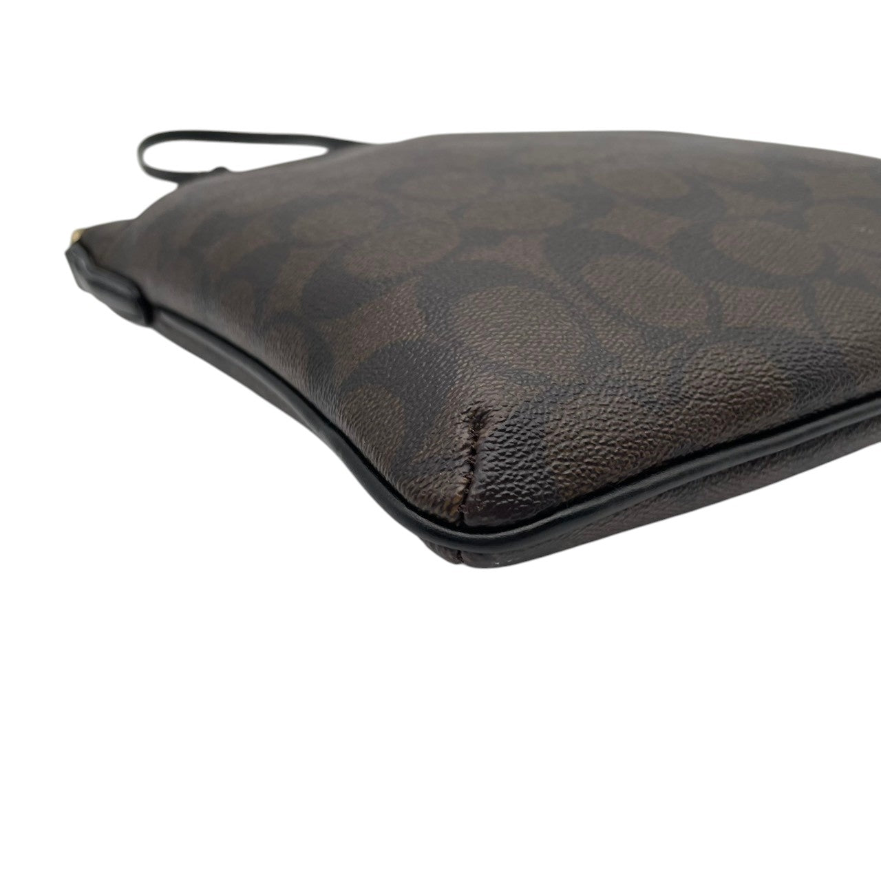 美品 コーチ COACH F58309 シグネチャー ショルダーバッグ クロスボディ サコッシュ PVC レザー 本革 ブラウン 茶 エレガント クラシック レディース 通勤 通学 デイリー お出かけ 旅行 カジュアル シンプル 上品 大人 斜め掛け可 S98
