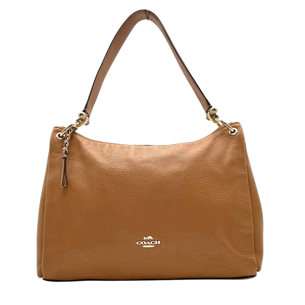 美品 コーチ COACH ミア F28966 ショルダーバッグ ワンショルダー バッグ 鞄 レザー 本革 ブラウン 茶色 クラシック エレガント レディース カジュアル デイリー お出かけ 通勤 通学 ビジネス シンプル 上品 大人 フォーマル 自立可 S98