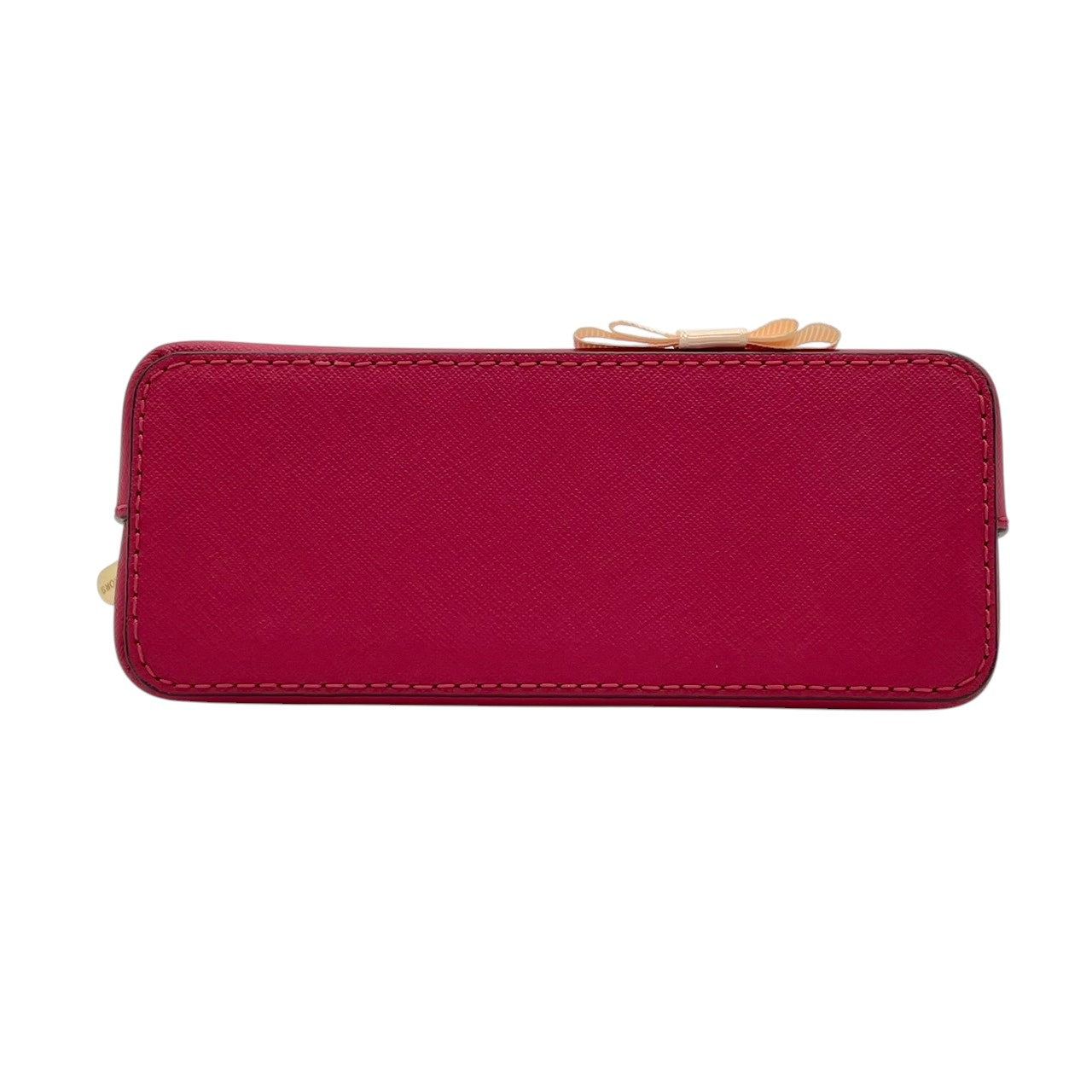 美品 マイケルコース MICHAEL KORS 35S8GY3T3U ポーチ コスメポーチ 小物入れ PVC レザー 本革 ピンク バイカラー フラワー アップリケ リボン レディース エレガント キュート カジュアル デイリー トラベル 旅行 M5