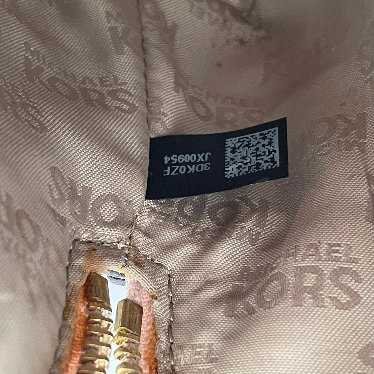 美品 マイケルコース MICHAEL KORS 35S8GY3T3U ポーチ コスメポーチ 小物入れ PVC レザー 本革 ピンク バイカラー フラワー アップリケ リボン レディース エレガント キュート カジュアル デイリー トラベル 旅行 M5
