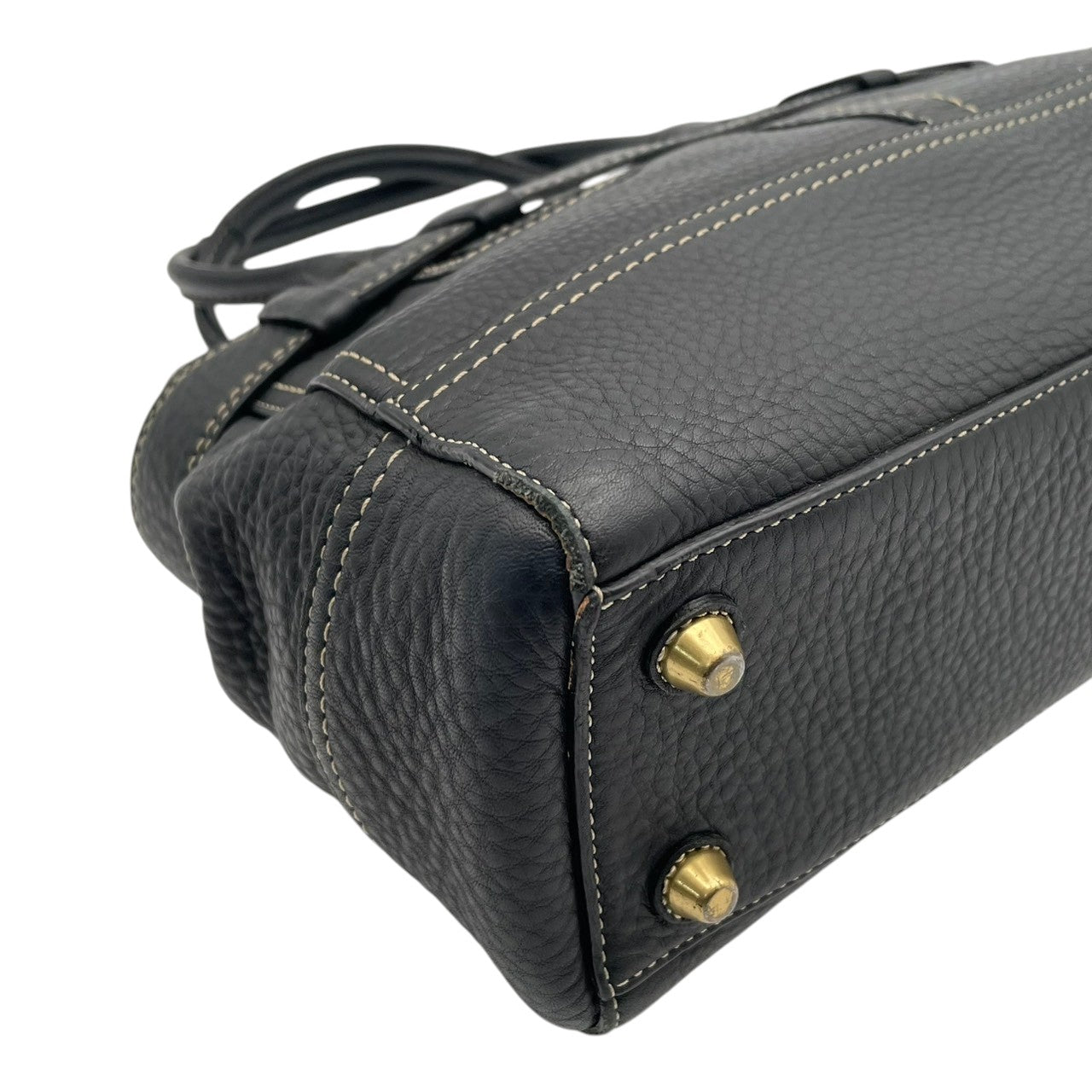 【美品】 コーチ COACH ハンドバッグ トートバッグ ハンプトンズ キャリーオール レザー ブラック 黒 ゴールド金具 タッセル チャーム付 肩掛け ワンショルダー 自立可 ビンテージ 鞄 通勤 お出かけ 普段使い 上品 レディース F10212 S57