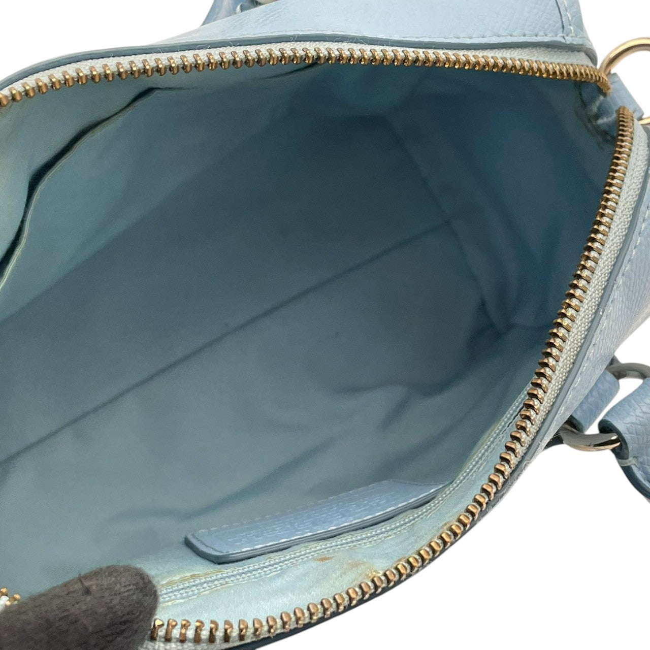 コーチ COACH 2WAY ハンドバッグ ショルダーバッグ 斜め掛け可 レザー 本革 水色 ゴールド金具 ミニボストン ベネット サッチェル ビンテージ クラシック エレガント 上品 鞄 レディース お出かけ 定番 人気 アイテム F33329 S57