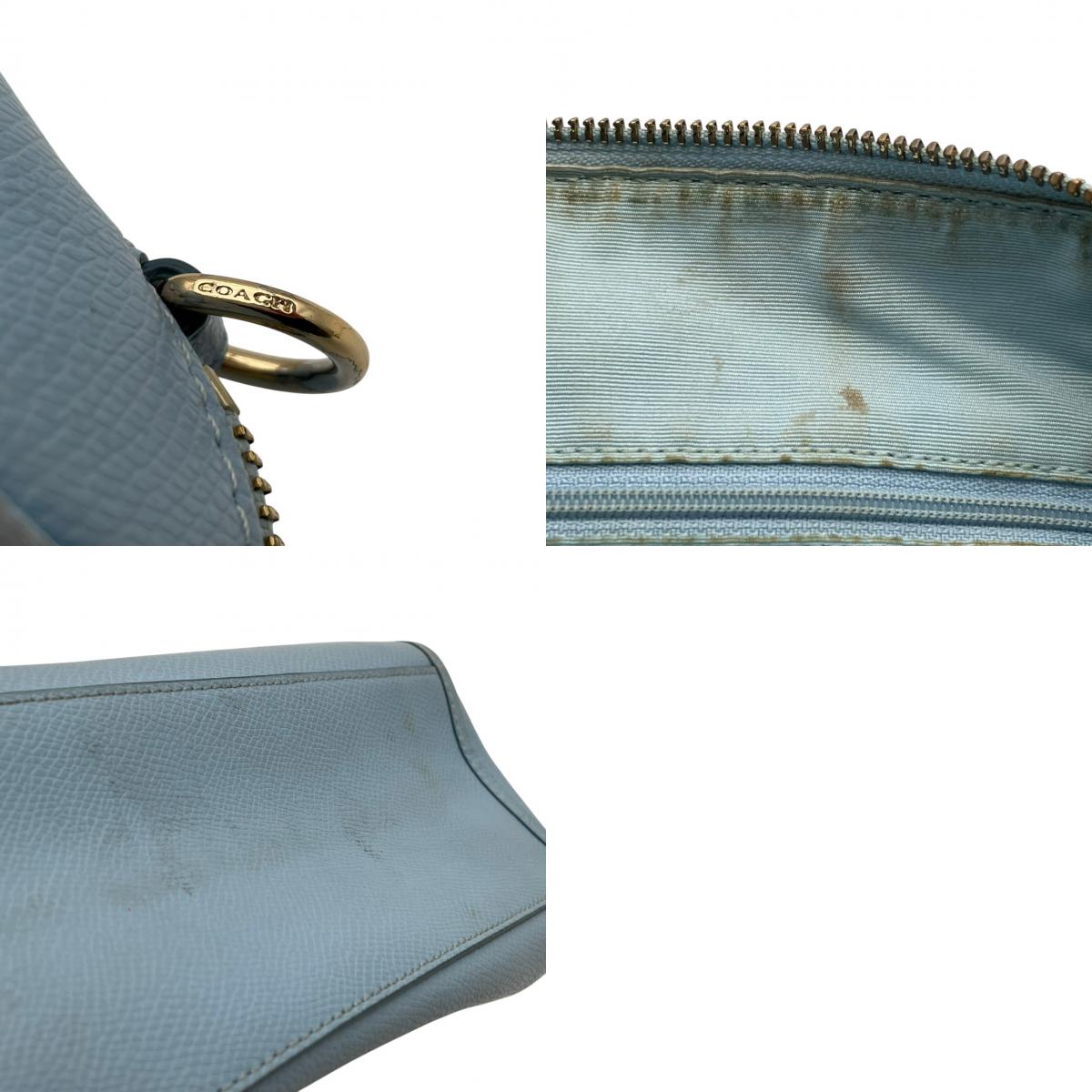 コーチ COACH 2WAY ハンドバッグ ショルダーバッグ 斜め掛け可 レザー 本革 水色 ゴールド金具 ミニボストン ベネット サッチェル ビンテージ クラシック エレガント 上品 鞄 レディース お出かけ 定番 人気 アイテム F33329 S57