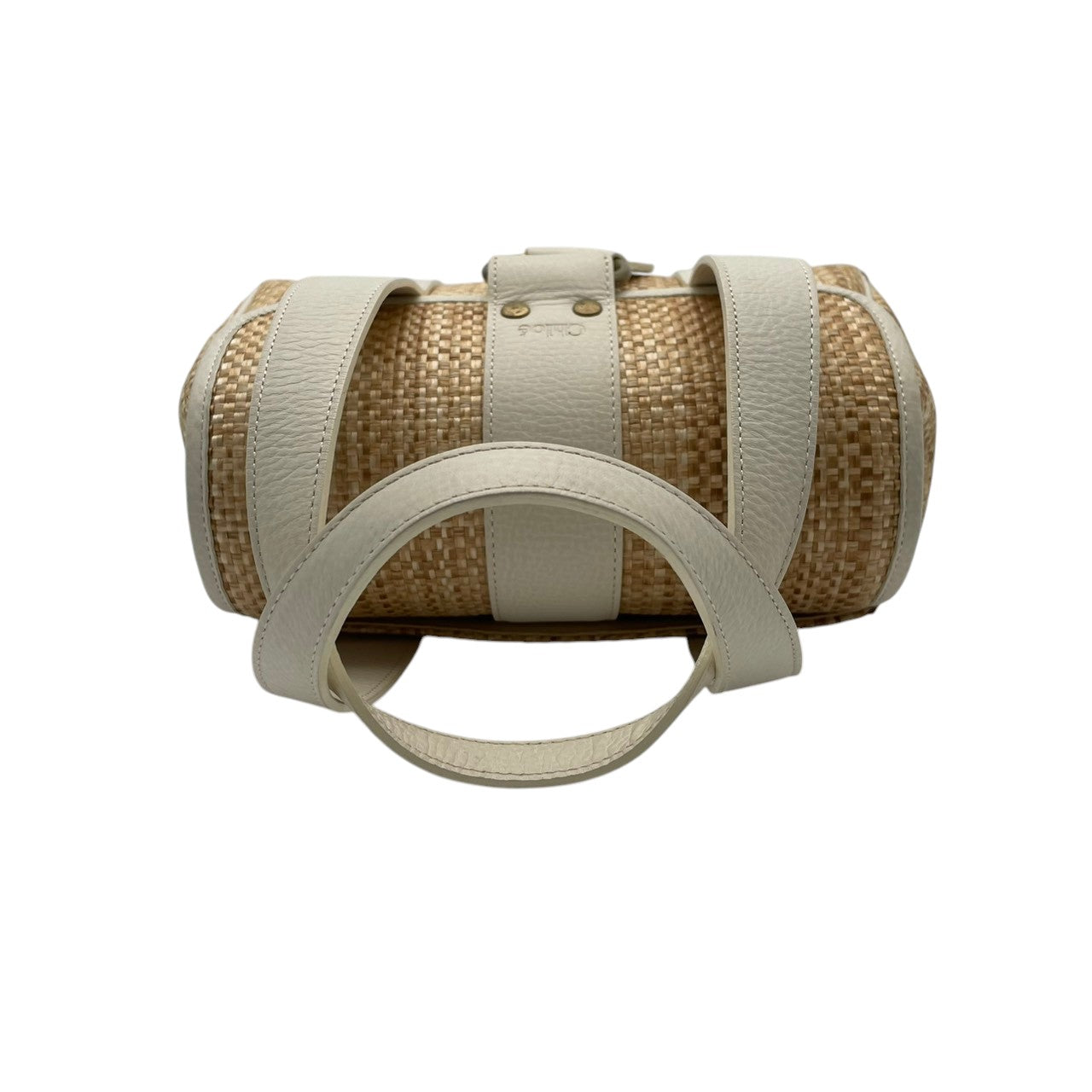 クロエ Chloe ハンドバッグ カゴバッグ マーシー バスケット ストロー レザー ベージュ ゴールド金具 自立可 ビンテージ クラシック エレガント フェミニン 上品 鞄 レディース お出かけ 春夏 定番 人気 腕掛け カジュアル リゾート S58