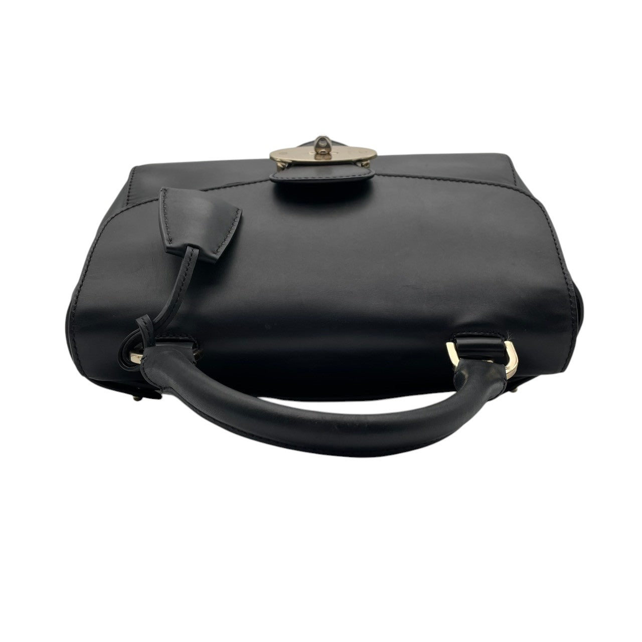 【美品】マルベリー Mulberry ハンドバッグ ショルダーバッグ 2WAY テイラー ポストマンズロック 本革 レザー ブラック 黒 ゴールド金具 斜め掛け可 ビンテージ クラシック エレガント 上品 お出かけ 通勤 通学 冠婚葬祭 フォーマル S66