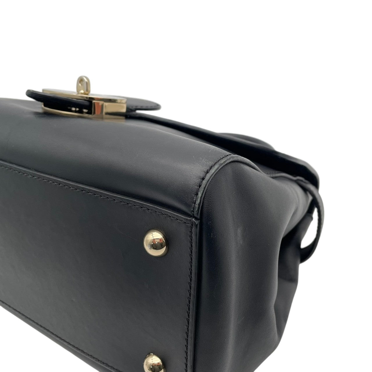 【美品】マルベリー Mulberry ハンドバッグ ショルダーバッグ 2WAY テイラー ポストマンズロック 本革 レザー ブラック 黒 ゴールド金具 斜め掛け可 ビンテージ クラシック エレガント 上品 お出かけ 通勤 通学 冠婚葬祭 フォーマル S66