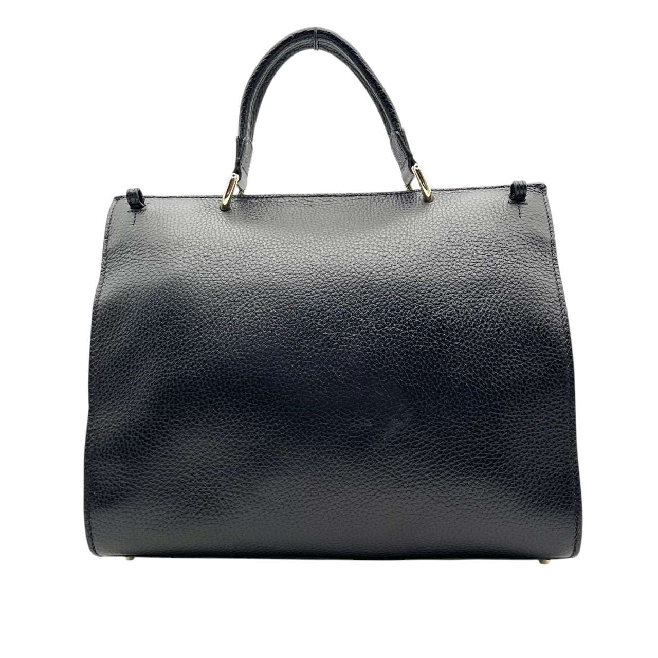 【美品】フルラ FURLA ハンドバッグ ショルダーバッグ 2WAY 本革 レザー ブラック 黒 ゴールド金具 自立可 エレガント ビンテージ クラシック 上品 高級感 通勤 通学 お出かけ 冠婚葬祭 フォーマル 人気 定番 S66