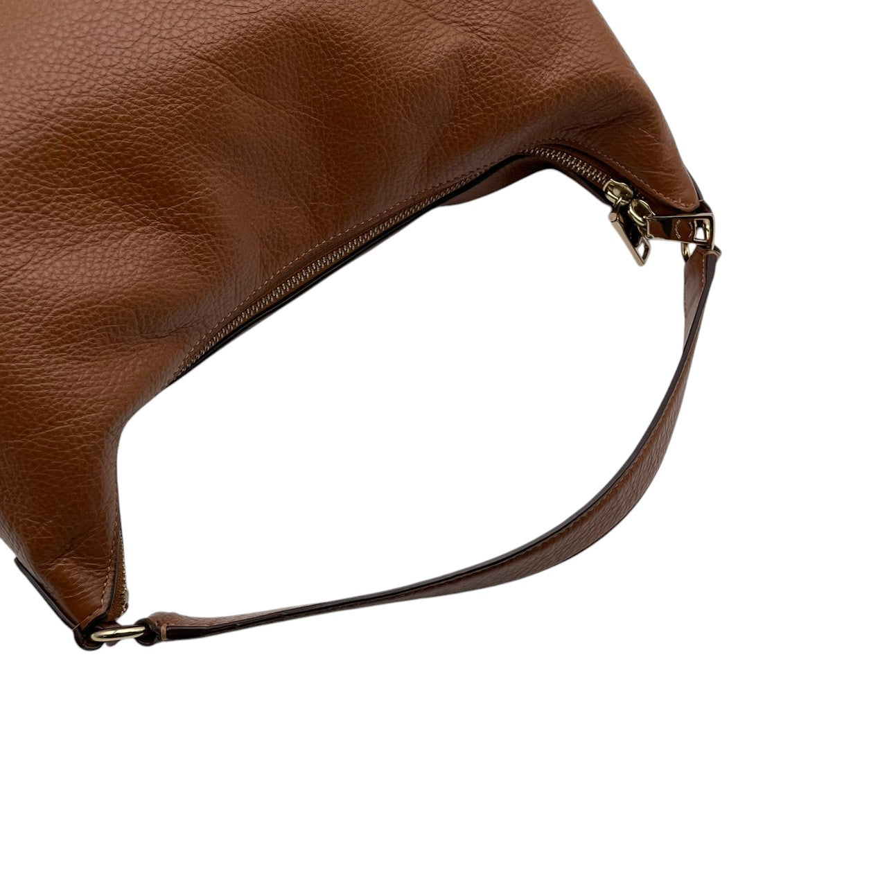 【美品】コーチ COACH ハンドバッグ レザー 本革 ペブルドレザー ブラウン 茶色 ゴールド金具 F36628 ホーボーバッグ セレステ ワンショルダー 肩掛け レディース カジュアル エレガント 上品 通勤 通学 ビンテージ風 クラシック シボ革 S66