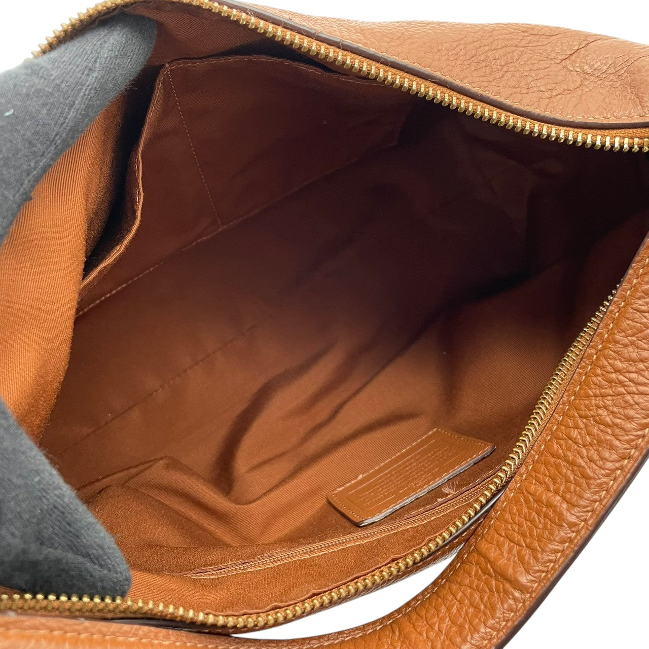 【美品】コーチ COACH ハンドバッグ レザー 本革 ペブルドレザー ブラウン 茶色 ゴールド金具 F36628 ホーボーバッグ セレステ ワンショルダー 肩掛け レディース カジュアル エレガント 上品 通勤 通学 ビンテージ風 クラシック シボ革 S66