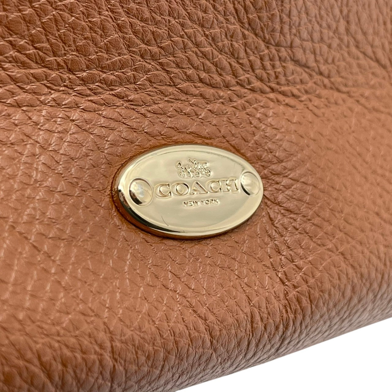 【美品】コーチ COACH ハンドバッグ レザー 本革 ペブルドレザー ブラウン 茶色 ゴールド金具 F36628 ホーボーバッグ セレステ ワンショルダー 肩掛け レディース カジュアル エレガント 上品 通勤 通学 ビンテージ風 クラシック シボ革 S66