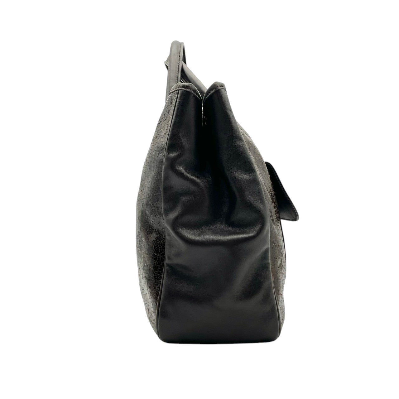 美品 ロンシャン LONGCHAMP トートバッグ ハンドバッグ ロゾ レザー 本革 ブラウン 茶色 シルバー金具 A4サイズ収納可 自立可 ビジネス 通勤 通学 ビンテージ クラシック エレガント 上品 鞄 レディース メンズ ユニセックス S69
