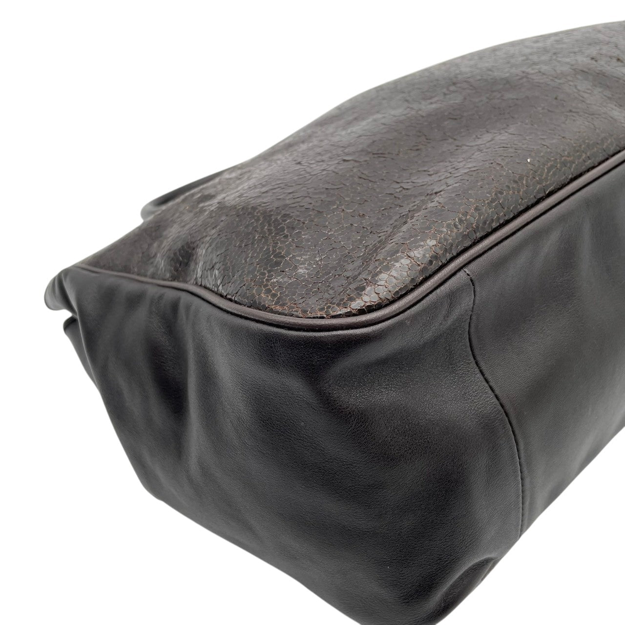 美品 ロンシャン LONGCHAMP トートバッグ ハンドバッグ ロゾ レザー 本革 ブラウン 茶色 シルバー金具 A4サイズ収納可 自立可 ビジネス 通勤 通学 ビンテージ クラシック エレガント 上品 鞄 レディース メンズ ユニセックス S69