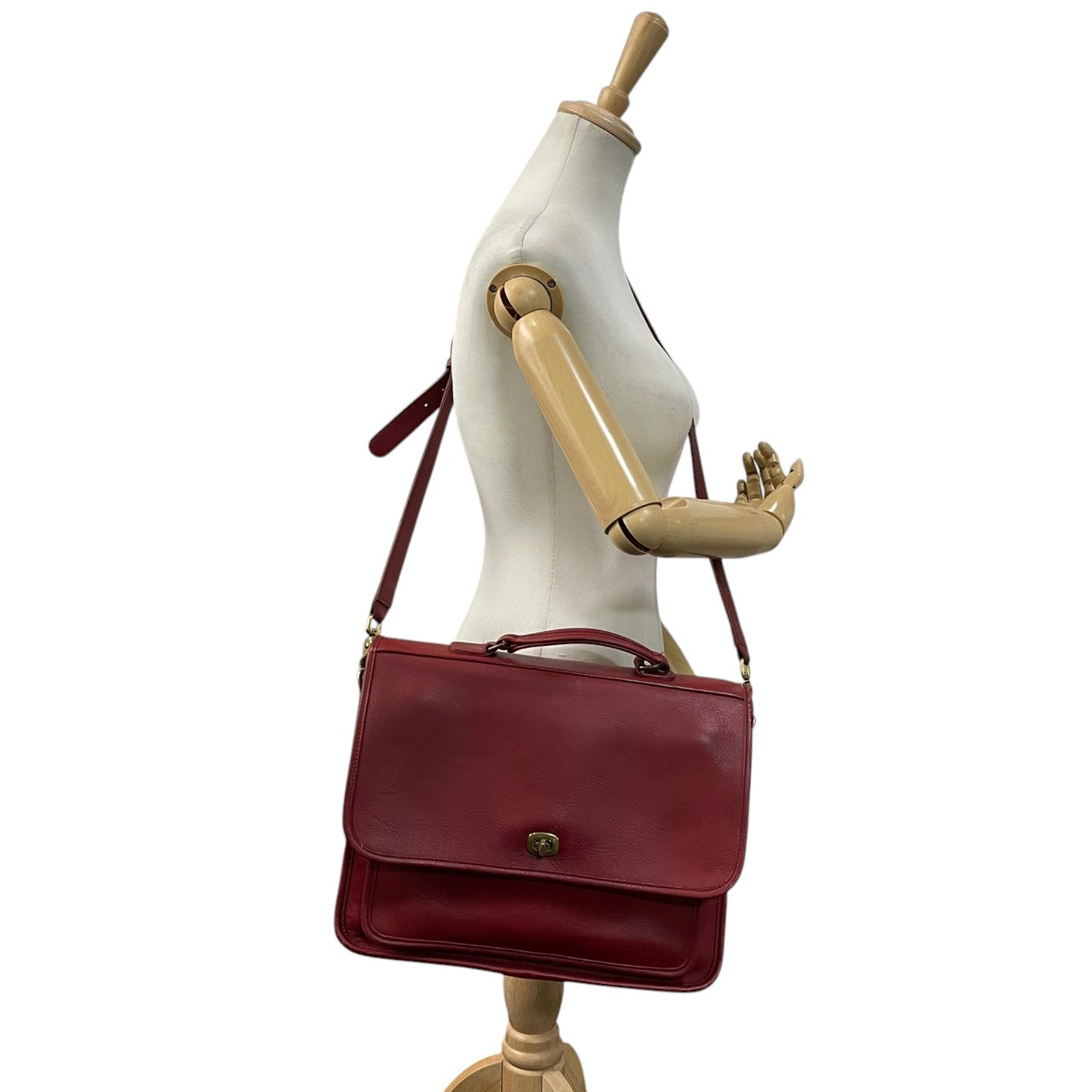 コーチ COACH 2way ハンドバッグ ショルダーバッグ レザー 本革 グラブタンレザー ワインレッド ボルドー ゴールド金具 オールドコーチ ヴィンテージ ビンテージ 上品 斜め掛け可 肩掛け 自立可 レディース 鞄 カバン 通勤 5181 S54