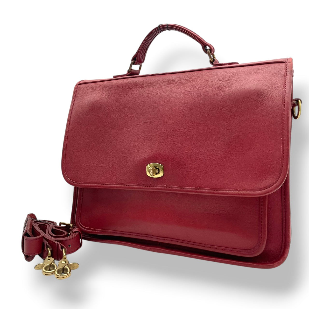 コーチ COACH 2way ハンドバッグ ショルダーバッグ レザー 本革 グラブタンレザー ワインレッド ボルドー ゴールド金具 オールドコーチ ヴィンテージ ビンテージ 上品 斜め掛け可 肩掛け 自立可 レディース 鞄 カバン 通勤 5181 S54