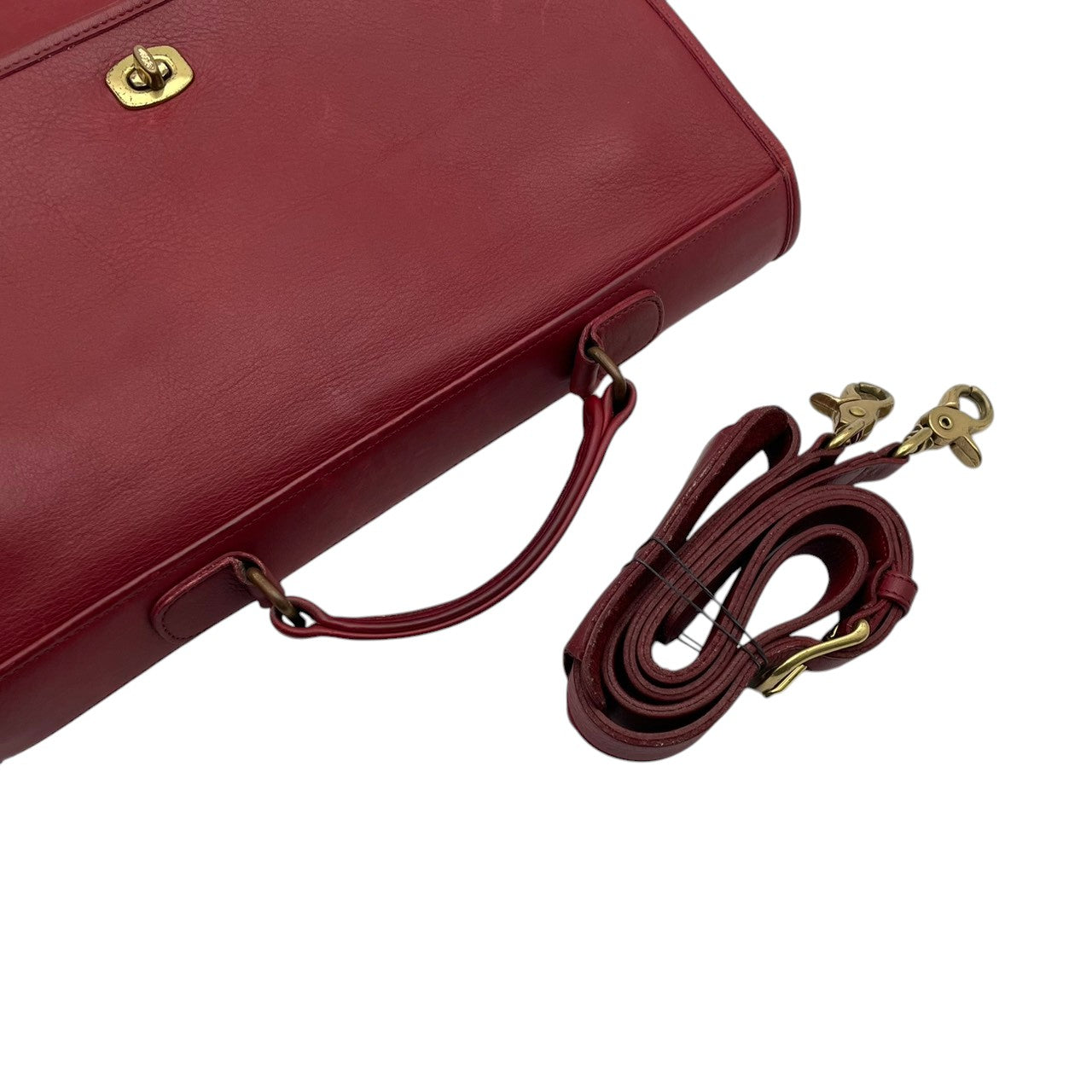 コーチ COACH 2way ハンドバッグ ショルダーバッグ レザー 本革 グラブタンレザー ワインレッド ボルドー ゴールド金具 オールドコーチ ヴィンテージ ビンテージ 上品 斜め掛け可 肩掛け 自立可 レディース 鞄 カバン 通勤 5181 S54