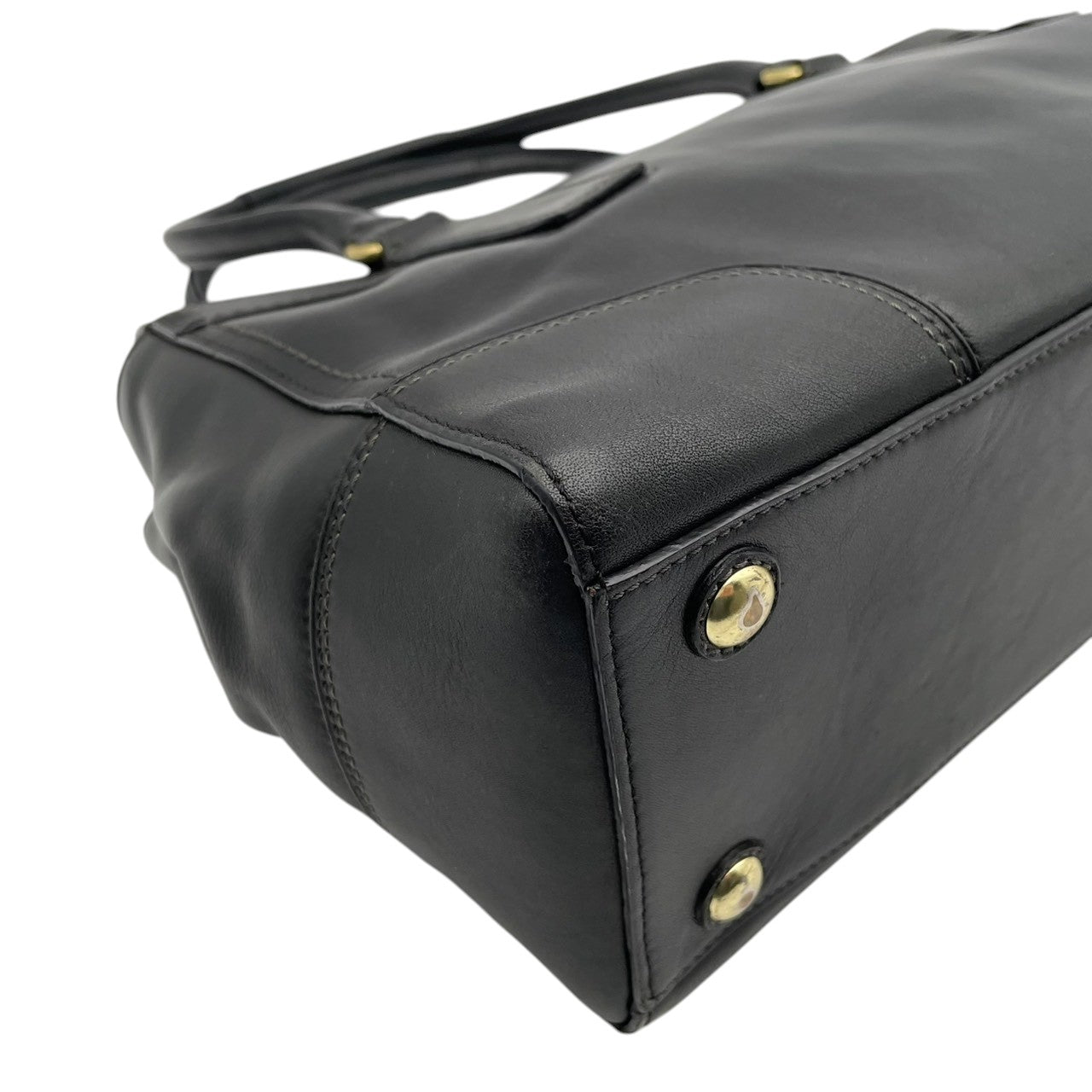 コーチ COACH トートバッグ ハンドバッグ レザー 本革 ペブルドレザー シボ革 ブラック 黒 シルバー金具 ロゴ A4サイズ収納可 肩掛け可 通勤 通学 エレガント クラシック ヴィンテージ 美品 鞄 レディース メンズ 11048 S54