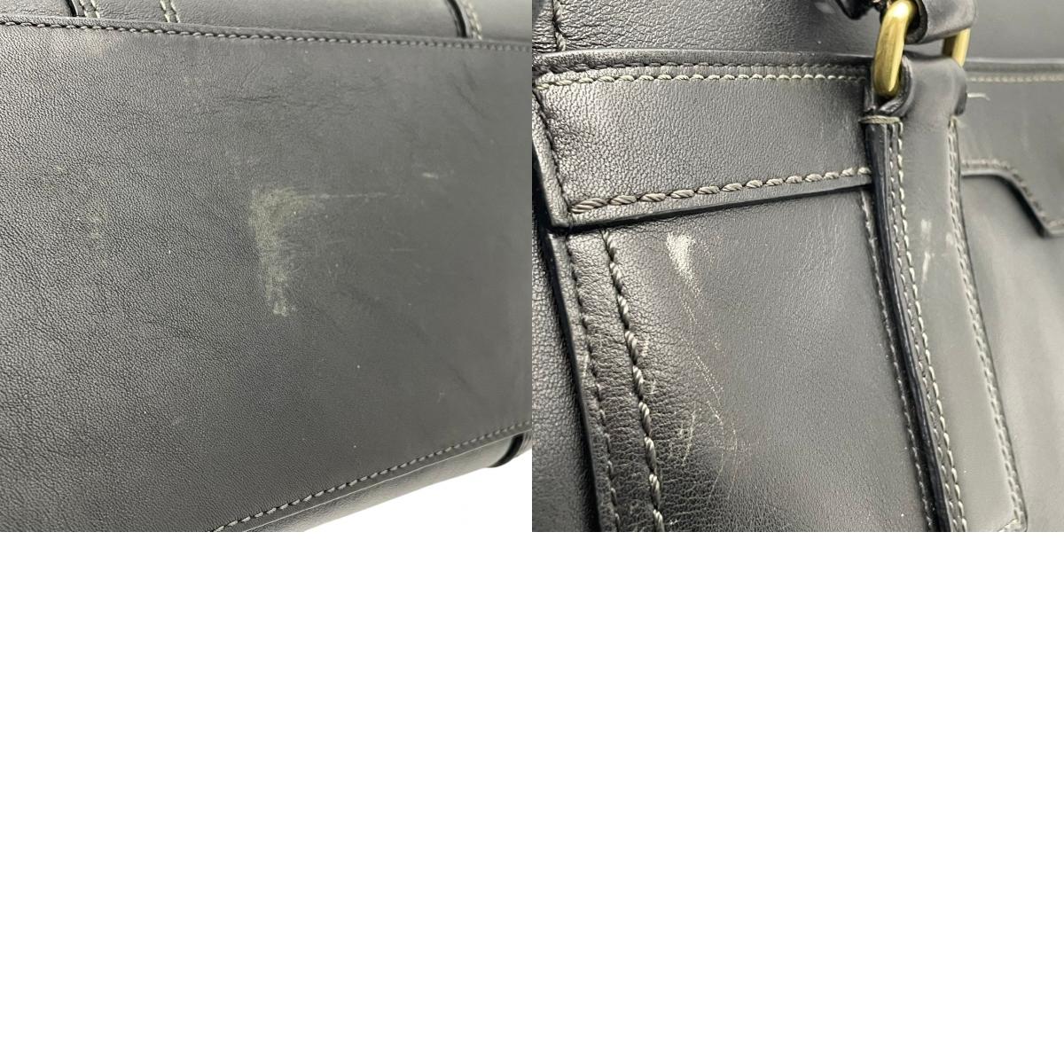 コーチ COACH トートバッグ ハンドバッグ レザー 本革 ペブルドレザー シボ革 ブラック 黒 シルバー金具 ロゴ A4サイズ収納可 肩掛け可 通勤 通学 エレガント クラシック ヴィンテージ 美品 鞄 レディース メンズ 11048 S54