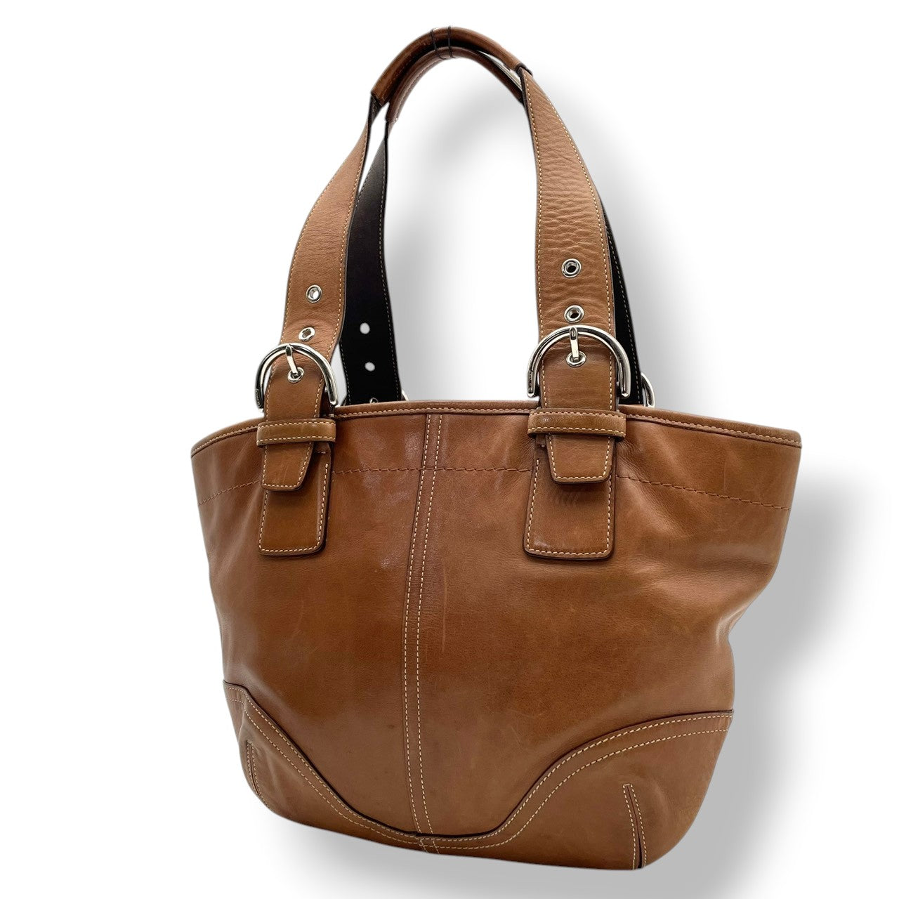 コーチ COACH 2way ハンドバッグ ショルダーバッグ レザー 本革 グラブタンレザー ワインレッド ボルドー ゴールド金具 オールドコーチ ヴィンテージ クラシック 希少 レア エレガント 上品 斜め掛け可 肩掛け 鞄 レディース 9544 S54