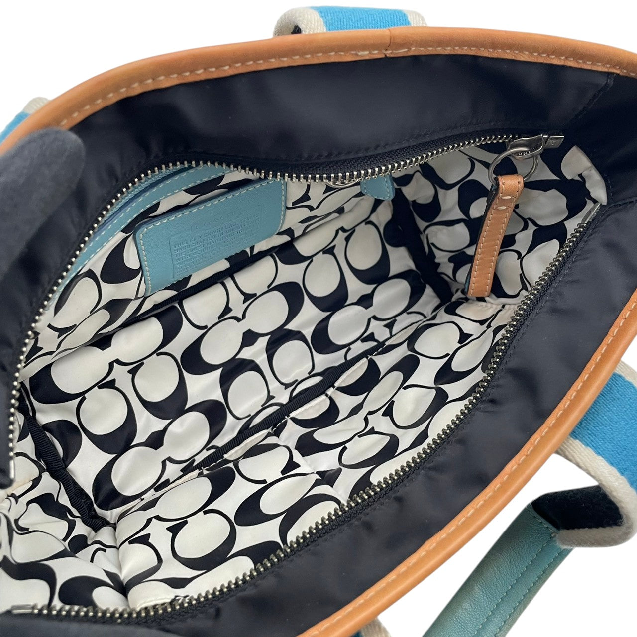 コーチ COACH ハンドバッグ ミニボストンバッグ ナイロン レザー 本革 ブラック 黒 水色 シルバー金具 ロゴ 軽量 ヴィンテージ ビンテージ クラシック エレガント 希少 レア 鞄 レディース お出かけ 通勤 通学 1893 S54