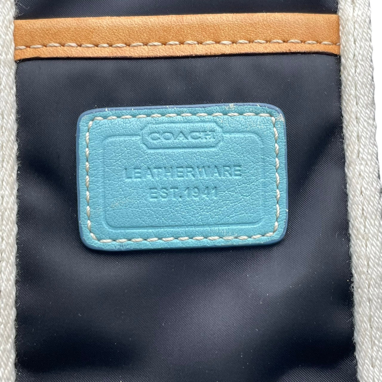 コーチ COACH ハンドバッグ ミニボストンバッグ ナイロン レザー 本革 ブラック 黒 水色 シルバー金具 ロゴ 軽量 ヴィンテージ ビンテージ クラシック エレガント 希少 レア 鞄 レディース お出かけ 通勤 通学 1893 S54