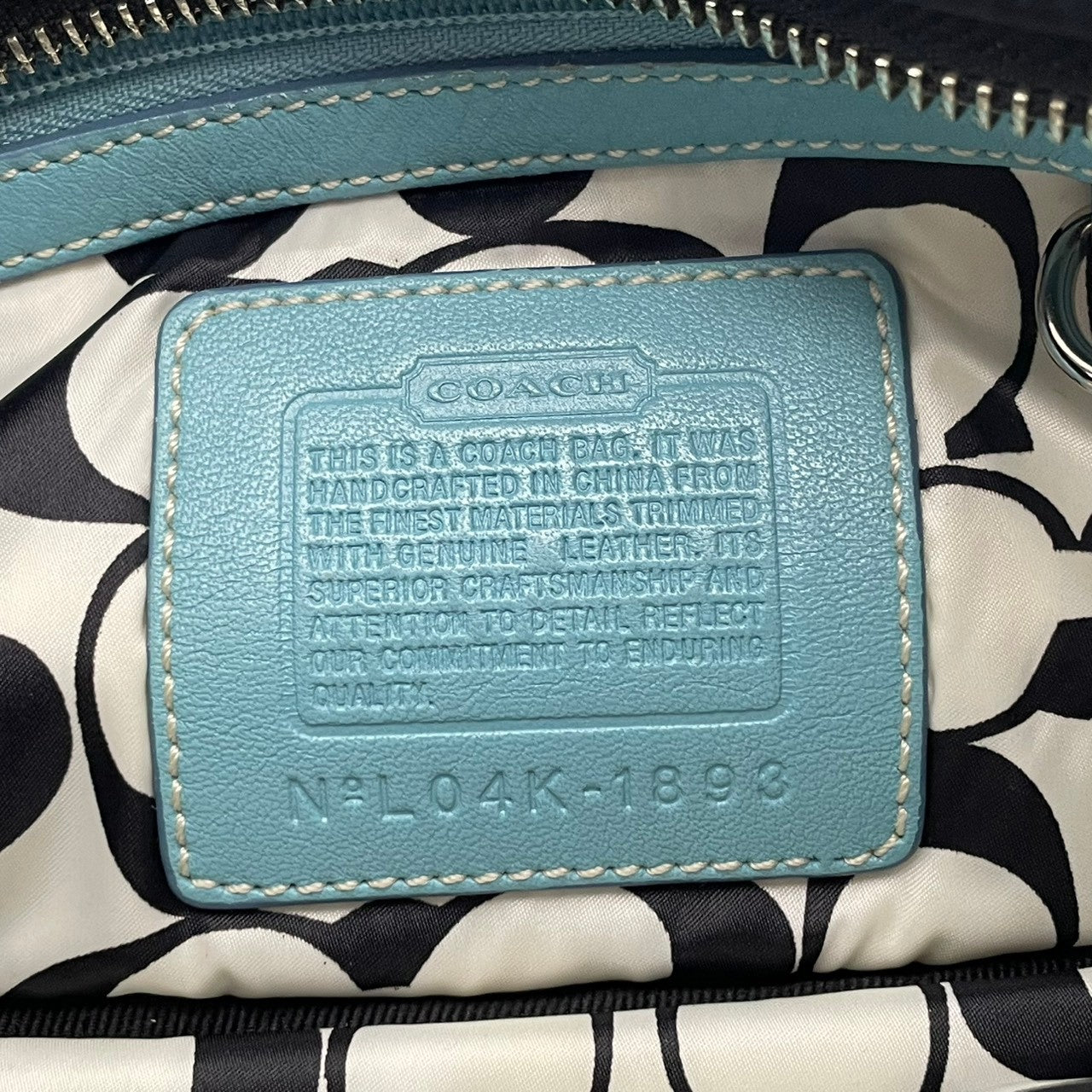 コーチ COACH ハンドバッグ ミニボストンバッグ ナイロン レザー 本革 ブラック 黒 水色 シルバー金具 ロゴ 軽量 ヴィンテージ ビンテージ クラシック エレガント 希少 レア 鞄 レディース お出かけ 通勤 通学 1893 S54