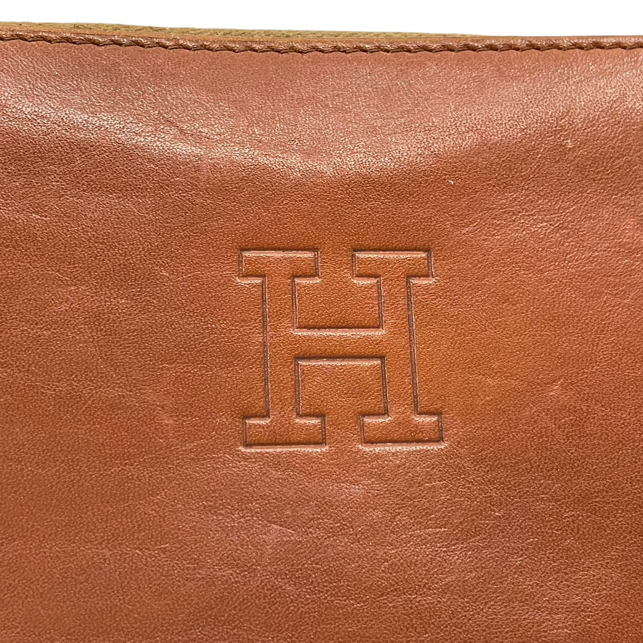 ヒロフ HIROFU センプレ SEMPRE 長財布 L字ファスナー レザー 本革 茶 ブラウン Hロゴ 型押し ロングウォレット 札入れ 小銭入れ カード収納 シルバー金具 イタリア製 薄型 上品 シンプル レディース メンズ ユニセックス 日常使い M2