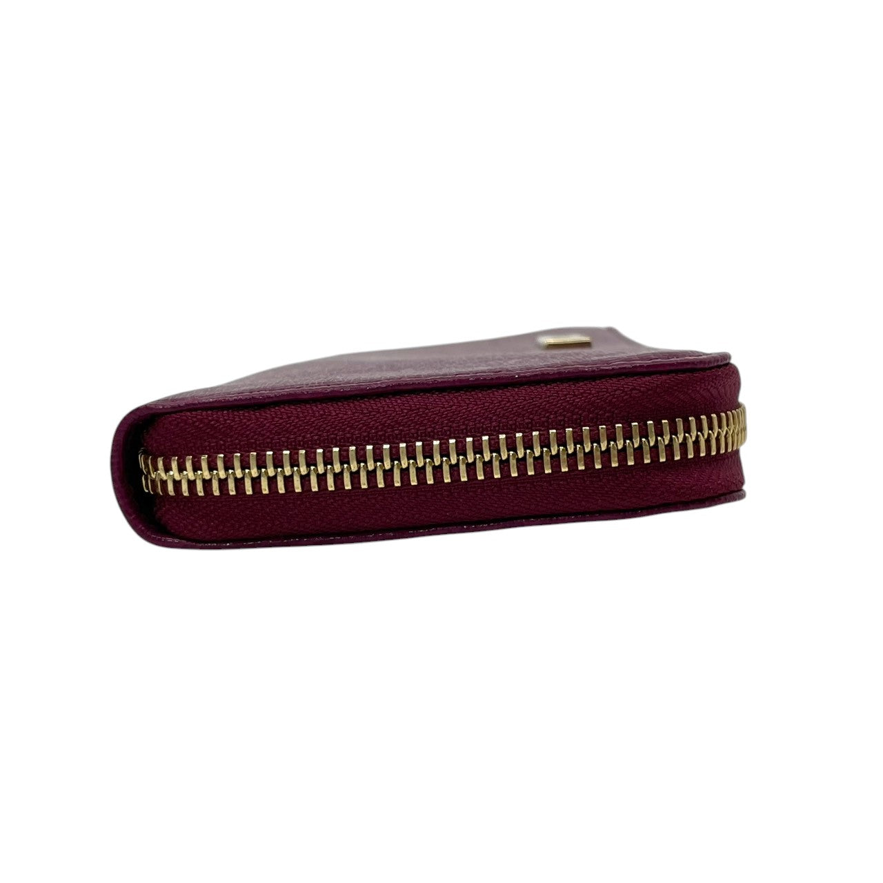 美品 フルラ FURLA BABYLON バビロン 長財布 ラウンドファスナー レザー 本革 紫 パープル 型押し ロングウォレット 札入れ 小銭入れ カード収納 ゴールド金具 ロゴプレート 上品 クラシック レディース 日常使い 収納力 M2