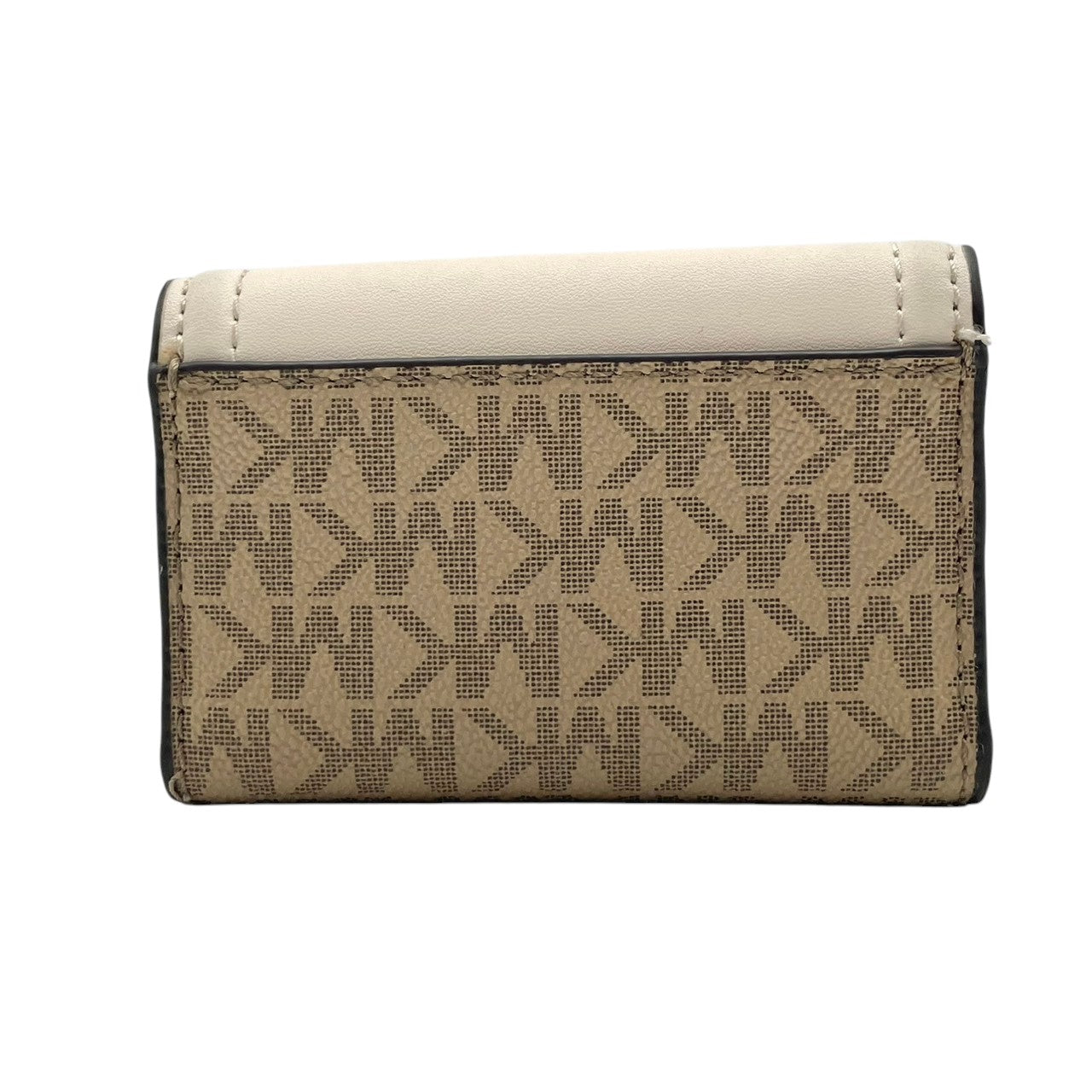 【良品】 マイケルコース MICHAEL KORS キーケース 6連 シグネチャー PVC レザー ベージュ ホワイト 白 ゴールド ロゴ 金具 スタイリッシュ エレガント レディース コンパクト 鍵 収納 定番 人気 おしゃれ かわいい お出かけ M2