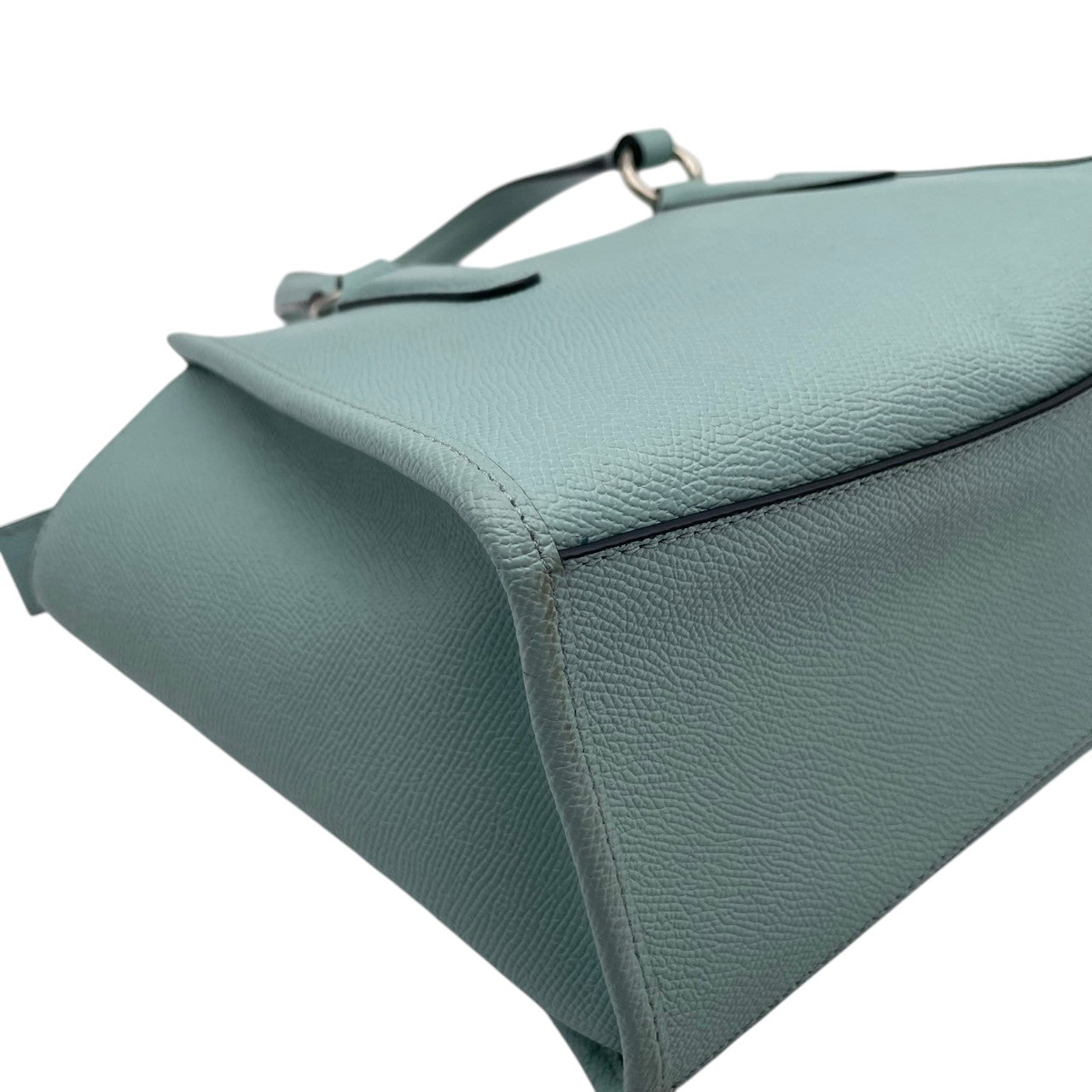 美品 コーチ COACH クロスグレイン レザー ミニ ベネット サッチェル 2WAYバッグ ハンドバッグ ショルダーバッグ ミントグリーン ゴールド金具 ロゴ ファスナー 斜め掛け エレガント レディース 鞄 F11925 S5