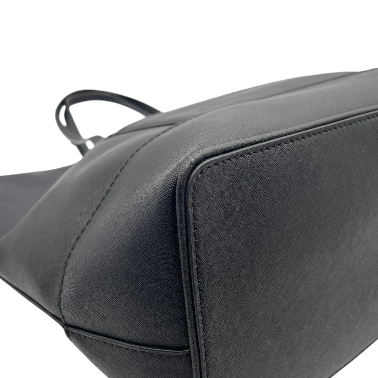 良品 マークジェイコブス MARC JACOBS トートバッグ レザー ブラック 黒 パドロック 南京錠 ゴールド金具 肩掛け A4収納 大容量 エレガント 通勤 通学 デイリーユース レディース 鞄 カバン S79