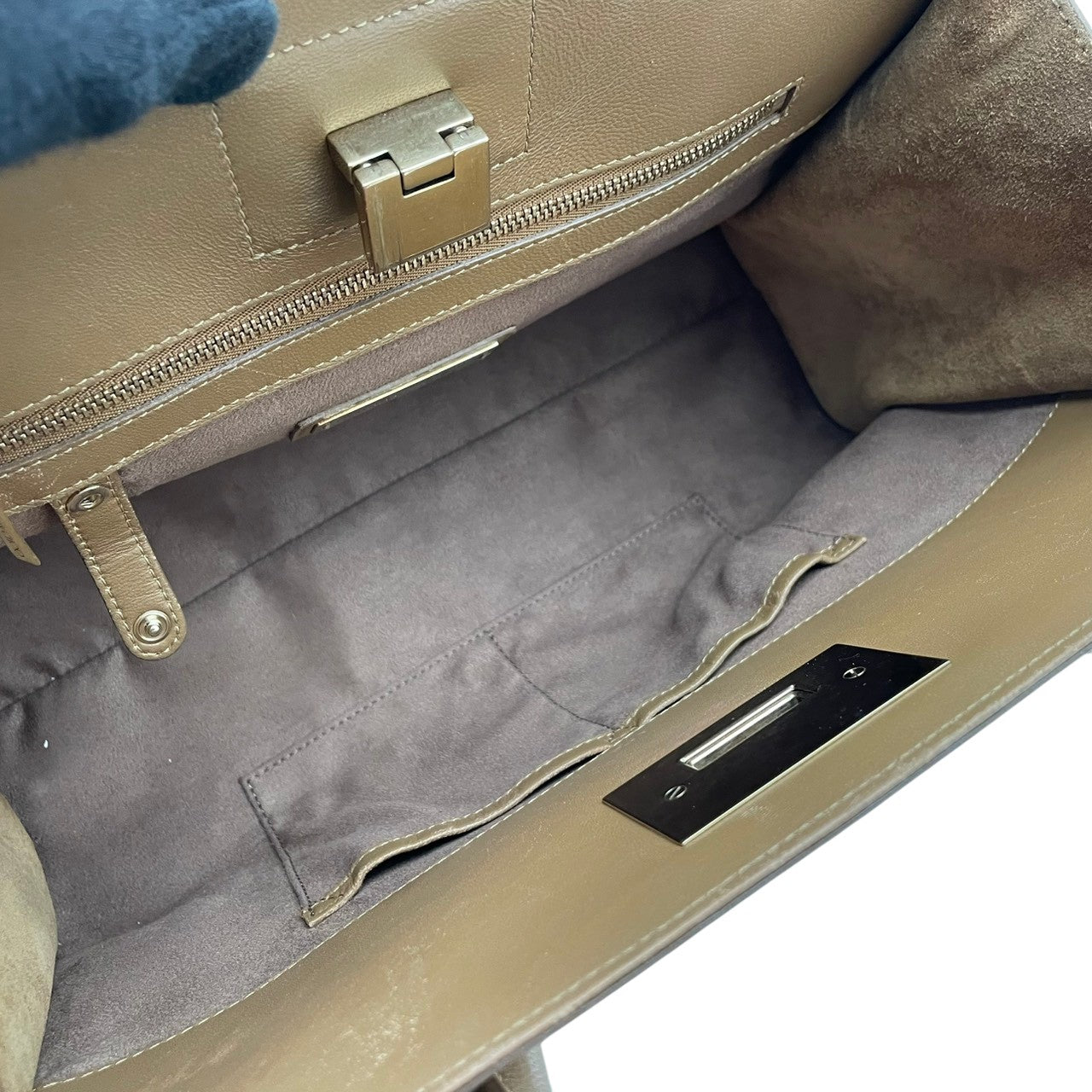 良品 ジミーチュウ JIMMY CHOO ライリー RILEY 2WAYバッグ ハンドバッグ ショルダーバッグ スウェード レザー ベージュ ゴールド金具 JCロゴ チャーム 斜め掛け 肩掛け エレガント 上品 お出かけ レディース S62