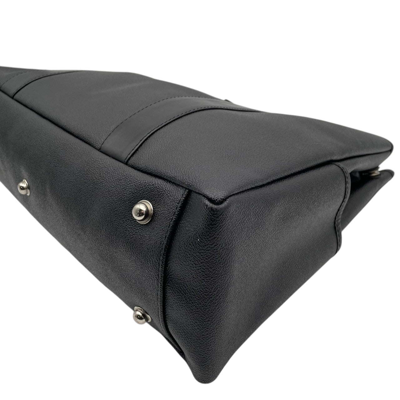 【美品】Orobianco オロビアンコ 2WAY レザー トートバッグ ショルダーバッグ ブラック 黒 大きめ 大容量 A4収納 ビジネス 通勤 通学 メンズ エレガント 上品 高級感 本革 肩掛け 斜め掛け カバン 鞄 トラベル 出張 イタリア S62