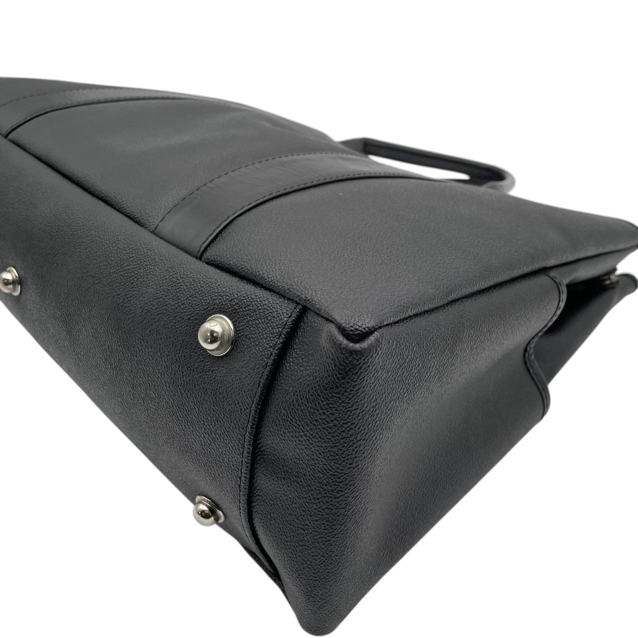 【美品】Orobianco オロビアンコ 2WAY レザー トートバッグ ショルダーバッグ ブラック 黒 大きめ 大容量 A4収納 ビジネス 通勤 通学 メンズ エレガント 上品 高級感 本革 肩掛け 斜め掛け カバン 鞄 トラベル 出張 イタリア S62