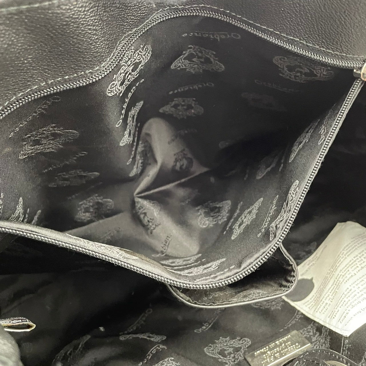 【美品】Orobianco オロビアンコ 2WAY レザー トートバッグ ショルダーバッグ ブラック 黒 大きめ 大容量 A4収納 ビジネス 通勤 通学 メンズ エレガント 上品 高級感 本革 肩掛け 斜め掛け カバン 鞄 トラベル 出張 イタリア S62