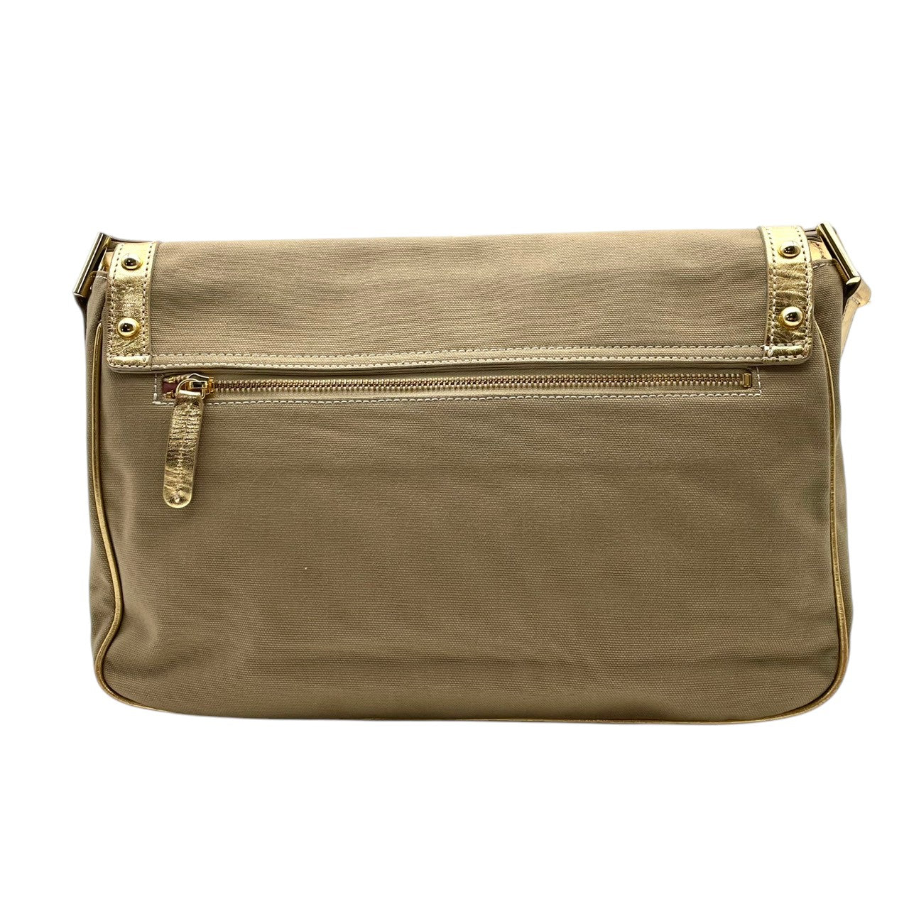 【美品】Paul Smith ポールスミス ショルダーバッグ クロスボディ 斜め掛け キャンバス レザー ベージュ ゴールド金具 エレガント カジュアル お出かけ 普段使い デイリー 旅行 レディース ユニセックス カバン 鞄 オシャレ カッコイイ S62