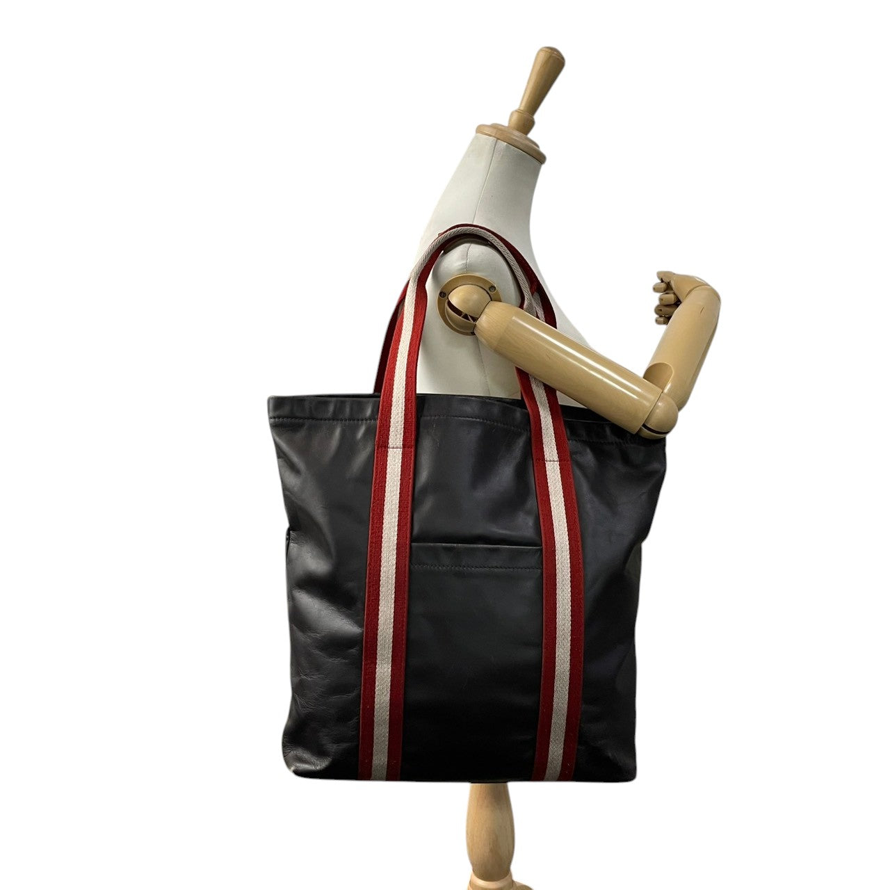 【良品】BALLY バリー トートバッグ ショルダーバッグ レザー 本革 ブラウン 茶色 縦型 大容量 A4収納可能 パソコン PC収納 ビンテージ エレガント 上品 鞄 カバン 通勤 通学 メンズ レディース ユニセックス シンプル ロゴ S62