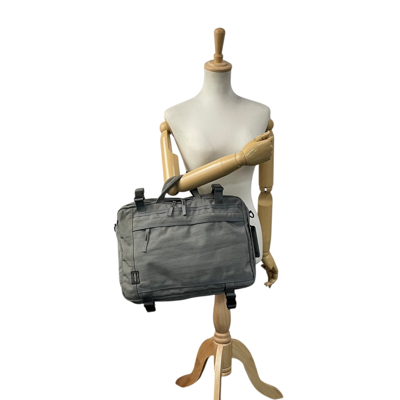 PORTER ポーター 吉田カバン ビジネスバッグ ブリーフケース ショルダーバッグ 2WAY ナイロン グレー 灰色 メンズ 通勤 通学 出張 A4収納 大容量 多機能 PC収納 書類かばん カジュアル フォーマル シンプル デイリーユース 良品 S34