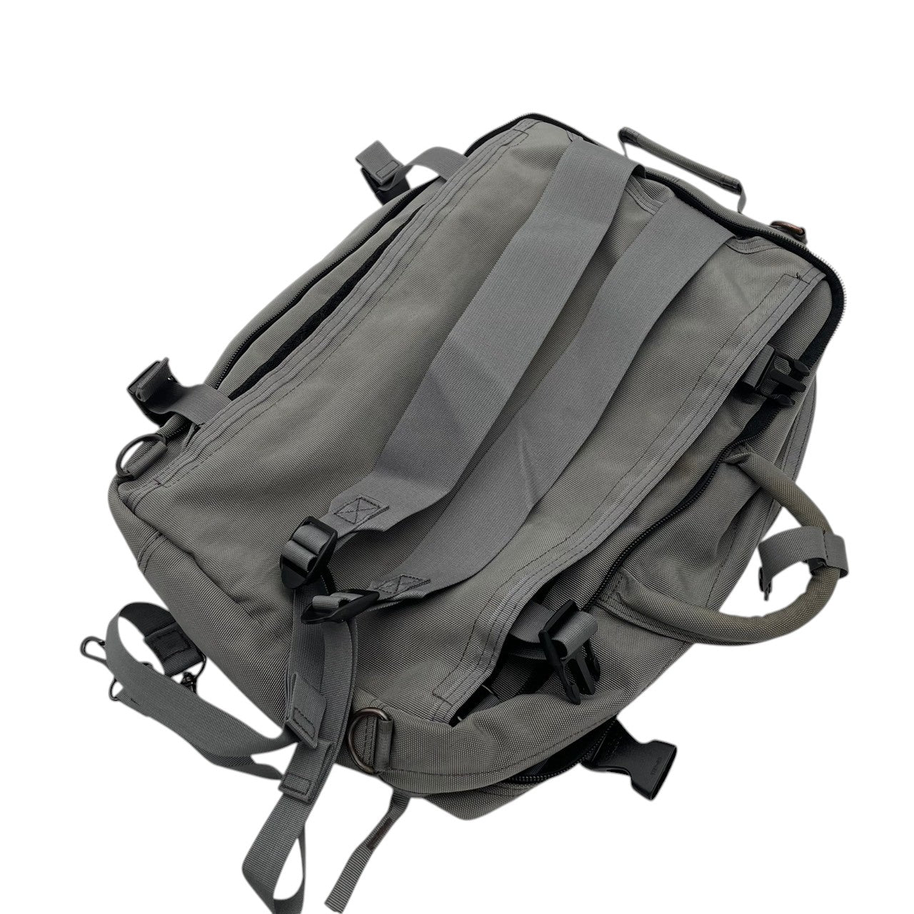 PORTER ポーター 吉田カバン ビジネスバッグ ブリーフケース ショルダーバッグ 2WAY ナイロン グレー 灰色 メンズ 通勤 通学 出張 A4収納 大容量 多機能 PC収納 書類かばん カジュアル フォーマル シンプル デイリーユース 良品 S34