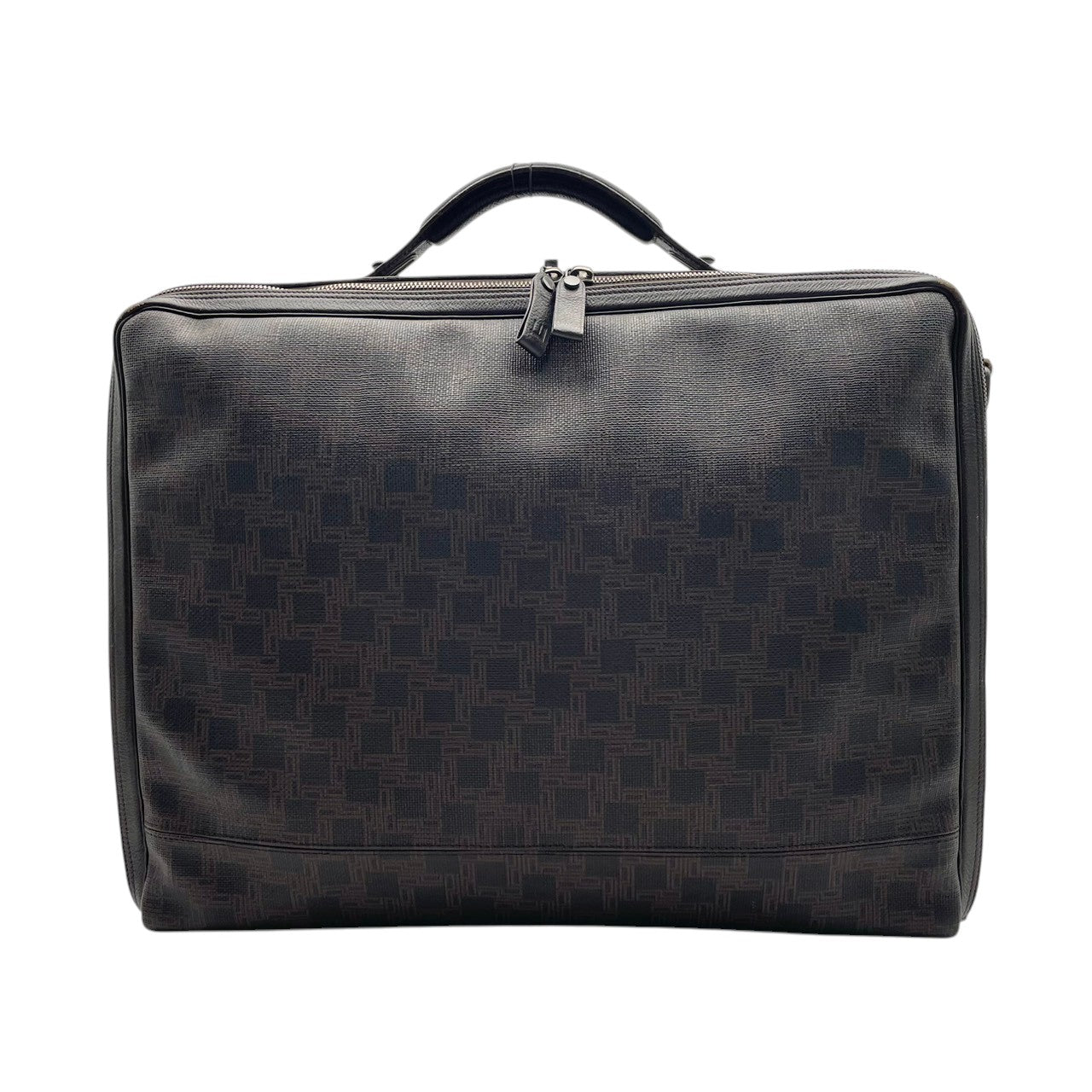dunhill ダンヒル 本革 レザー ビジネスバッグ ブリーフケース ショルダーバッグ 2WAY ブラウン 茶 メンズ 通勤 出張 A4収納 大容量 斜め掛け 書類かばん クラシック フォーマル シンプル デイリーユース 紳士 良品 S34