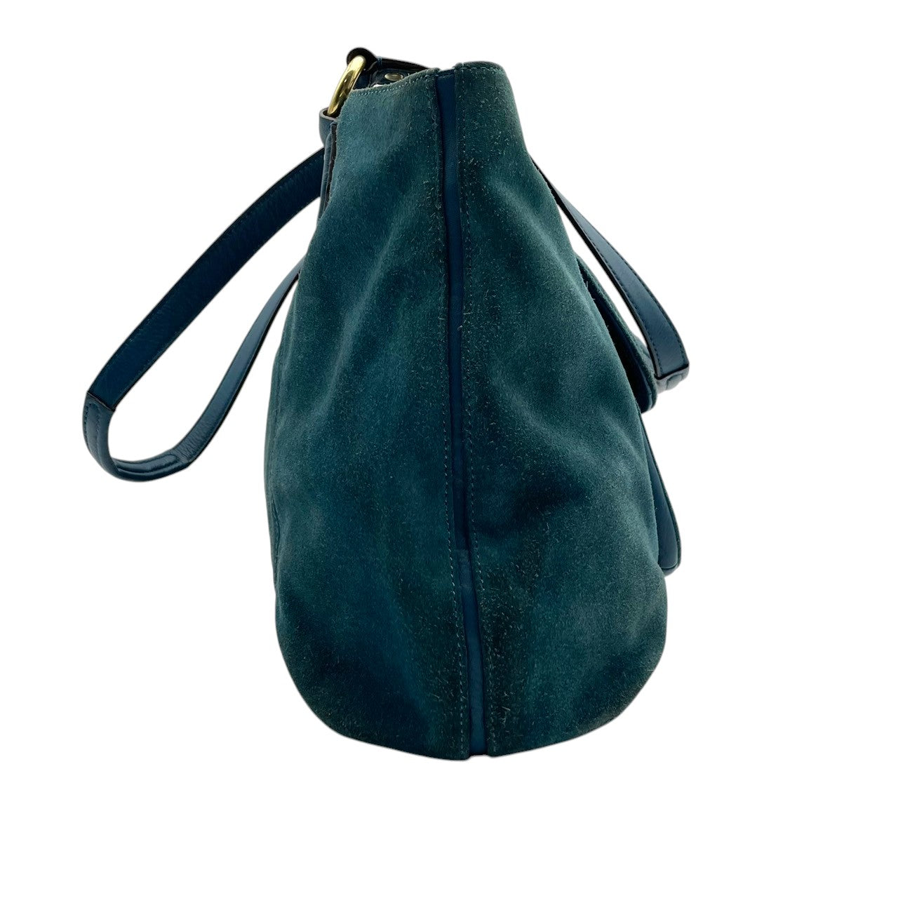 コーチ COACH キャンベル スエード ベル キャリーオール トートバッグ スウェード レザー ティール ブルー ワンショルダー 肩掛け A4収納 フロントポケット ゴールド金具 F24688 レディース クラシック 収納力 S2 大容量 上品 通勤
