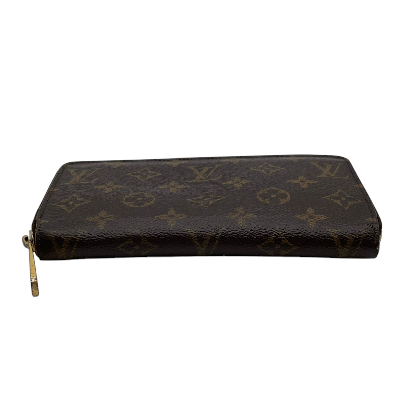 ルイヴィトン LOUIS VUITTON ジッピーウォレット 長財布 モノグラム ブラウン レッド M41896 ラウンドファスナー キャンバス レザーライニング ゴールド金具 ロゴ 総柄 レディース メンズ ユニセックス 定番 ロングウォレット 収納力 M3