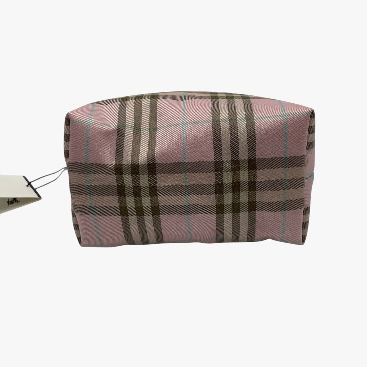 バーバリー BURBERRY LONDON ミニハンドバッグ COS IRONBAG 11189321 ピンク ノバチェック ナイロン レザー ワンハンドル タグ付き イタリア製 レディース チェック柄 ミニサイズ コンパクト 手提げバッグ M5