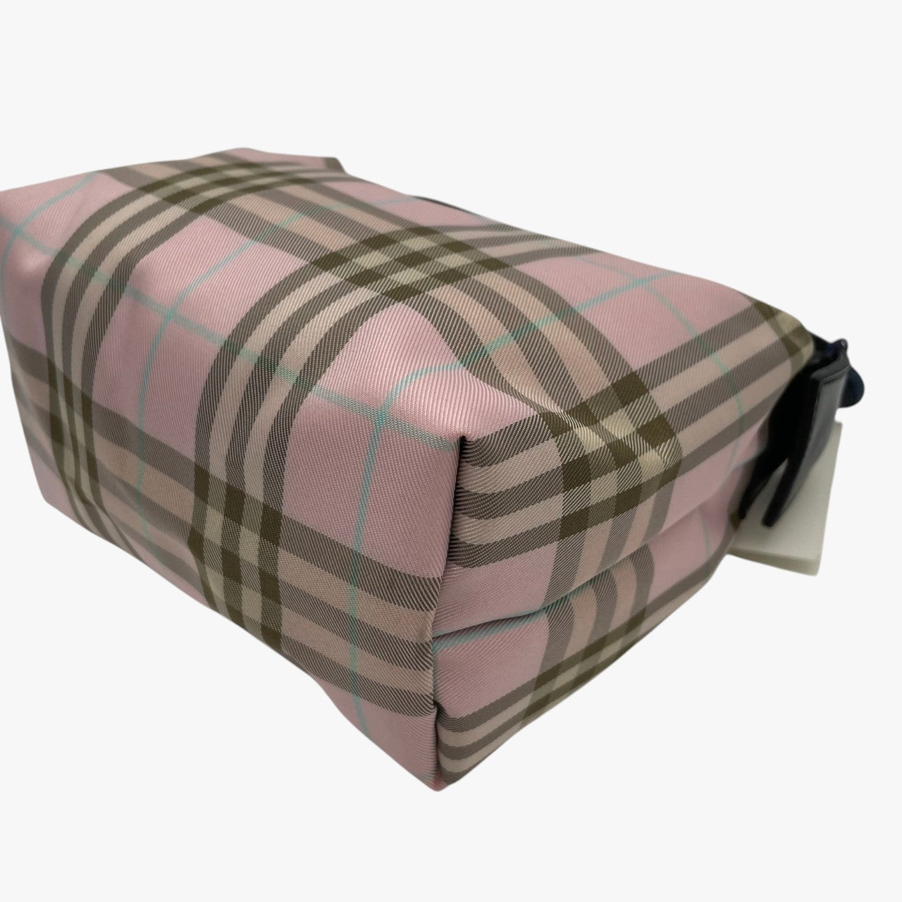 バーバリー BURBERRY LONDON ミニハンドバッグ COS IRONBAG 11189321 ピンク ノバチェック ナイロン レザー ワンハンドル タグ付き イタリア製 レディース チェック柄 ミニサイズ コンパクト 手提げバッグ M5