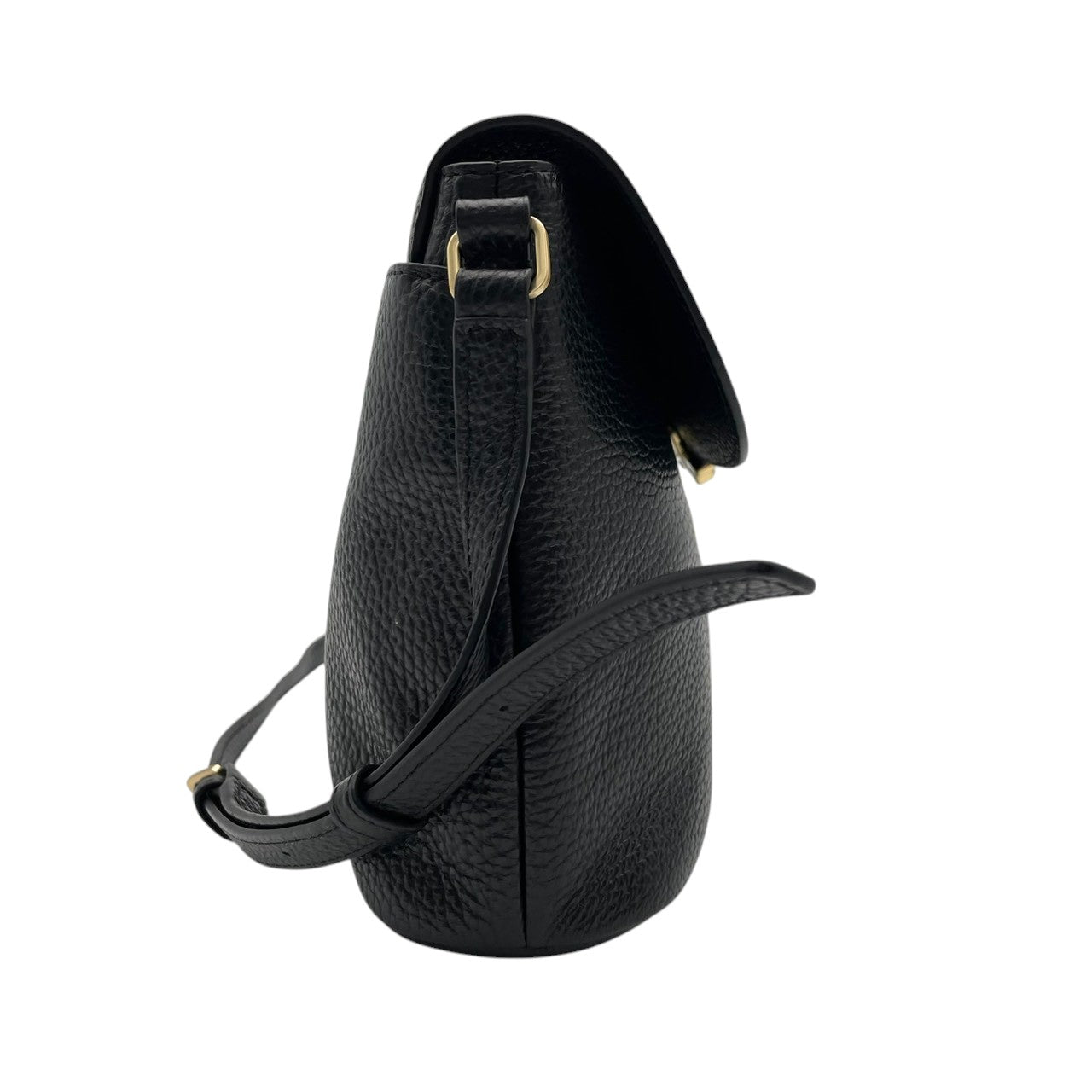 【美品】 アニエスベー agnes b. ショルダーバッグ クロスボディ 斜め掛け可 レザー 本革 ブラック 黒 シルバー金具 The b. ルベー ロゴ カメラバッグ エレガント クラシック 上品 鞄 通勤 お出かけ レディース 定番 人気 S61