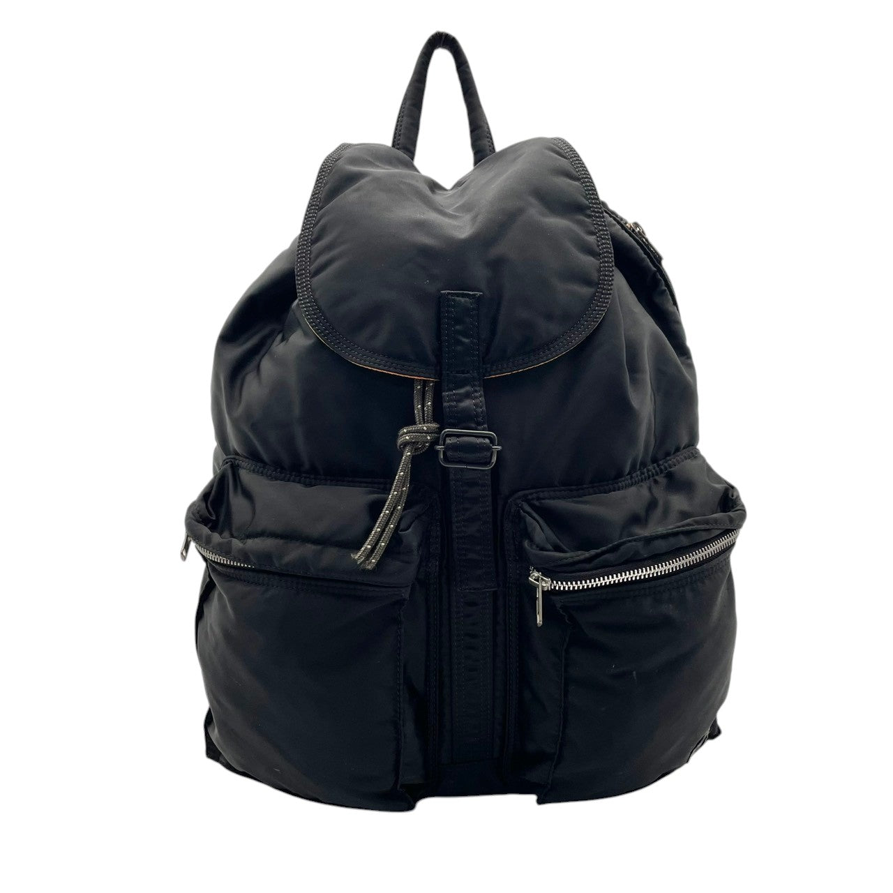 【良品】 ポーター PORTER タンカー リュック デイパック バックパック ナイロン ブラック 黒 オレンジ 大容量 ミリタリー カジュアル クラシック ビンテージ 通勤 通学 デイリー メンズ レディース ユニセックス 定番 人気 吉田カバン S59