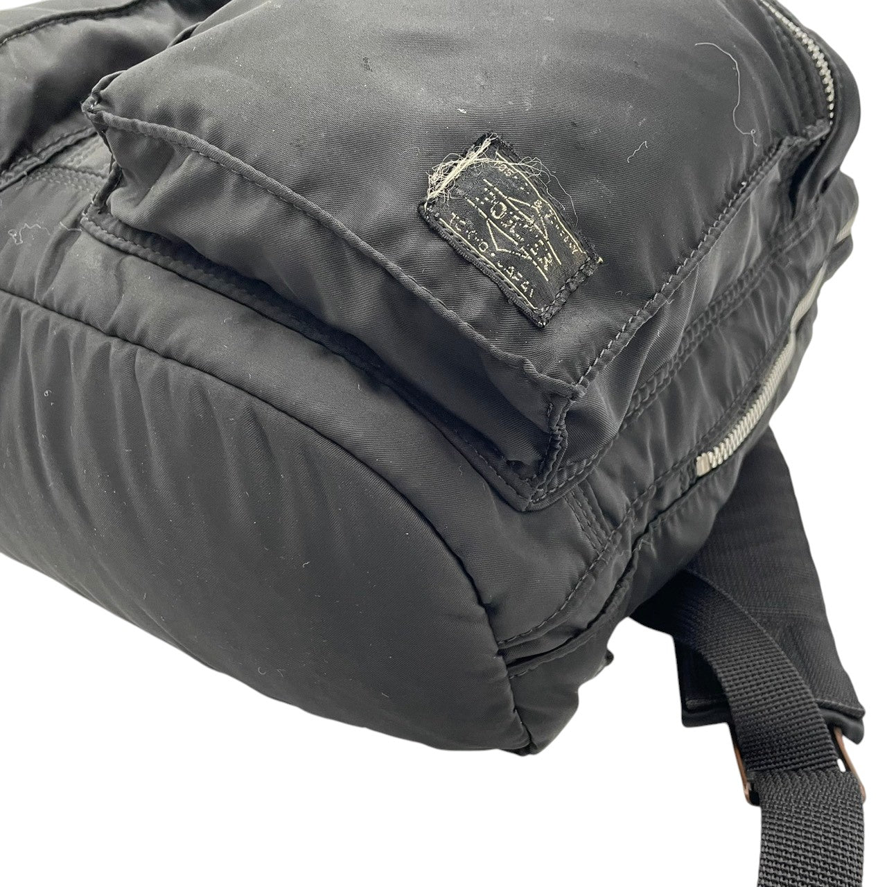 【良品】 ポーター PORTER タンカー リュック デイパック バックパック ナイロン ブラック 黒 オレンジ 大容量 ミリタリー カジュアル クラシック ビンテージ 通勤 通学 デイリー メンズ レディース ユニセックス 定番 人気 吉田カバン S59